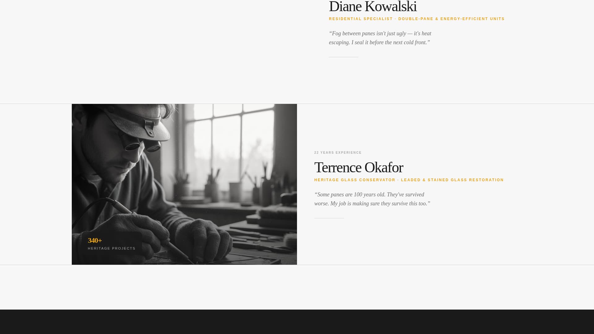 Shatter - Emergency Glassrepair Landing Page Template