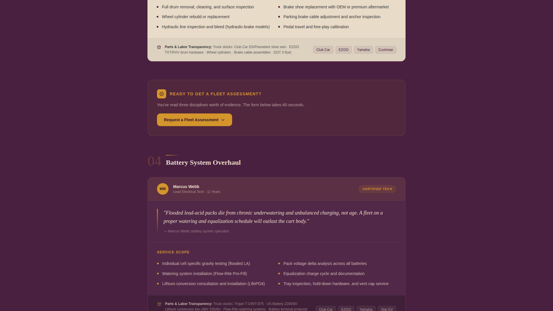 Torque - Precision Fleet Landing Page Template