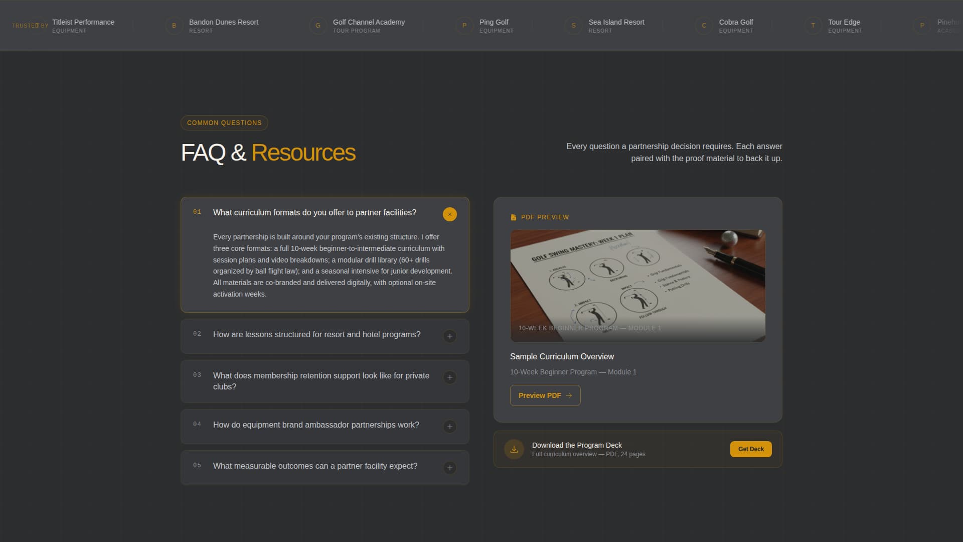 Swing - Authoritative Instructor Landing Page Template