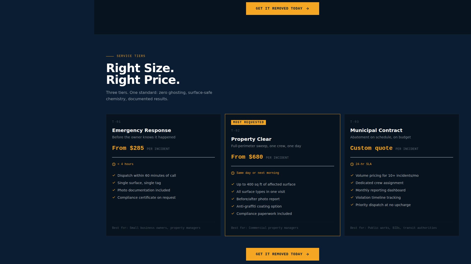 Scrub - Rapid Graffitiremoval Landing Page Template