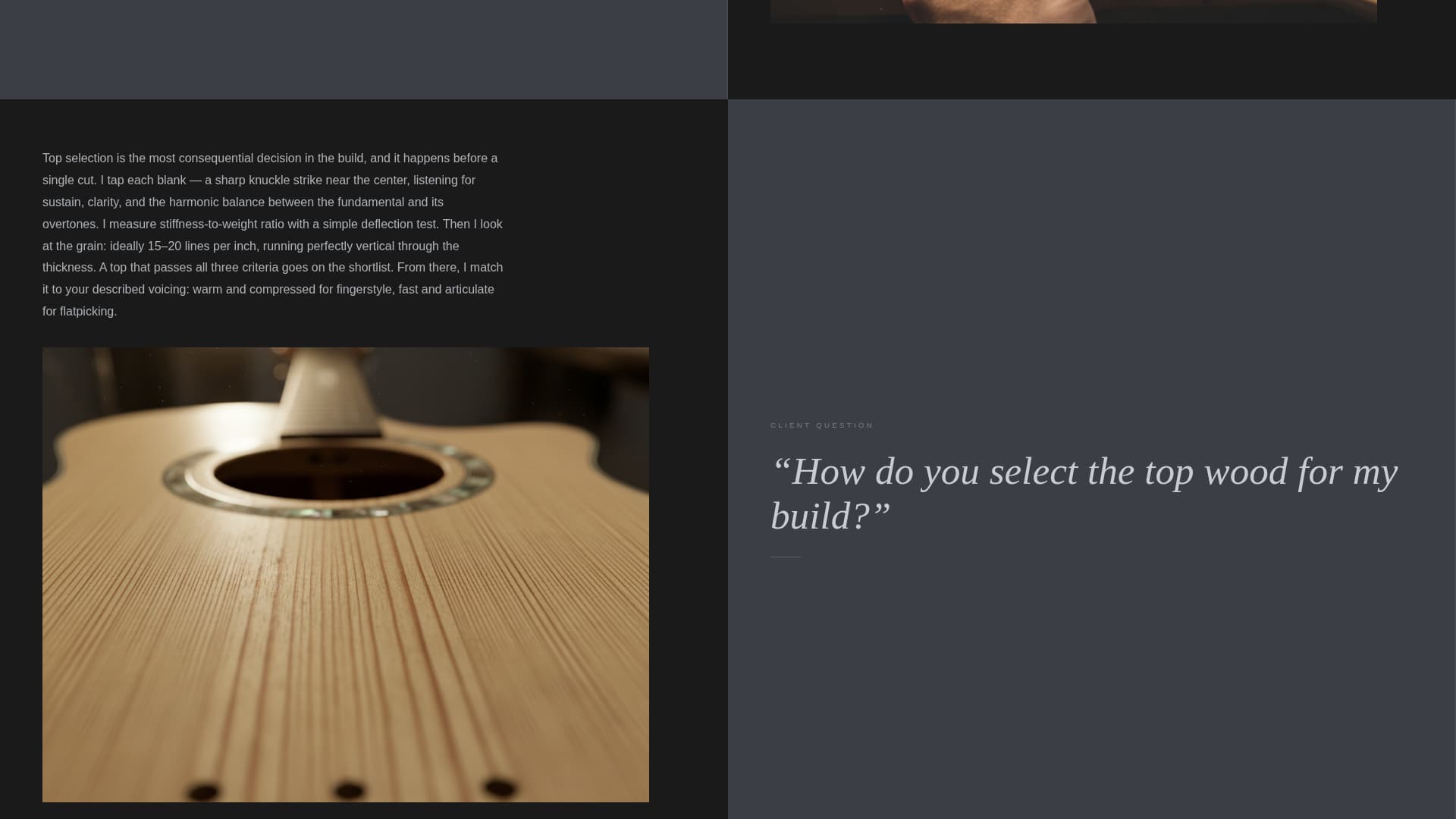 Luthier — Expert Instrument Maker Landing Page Template