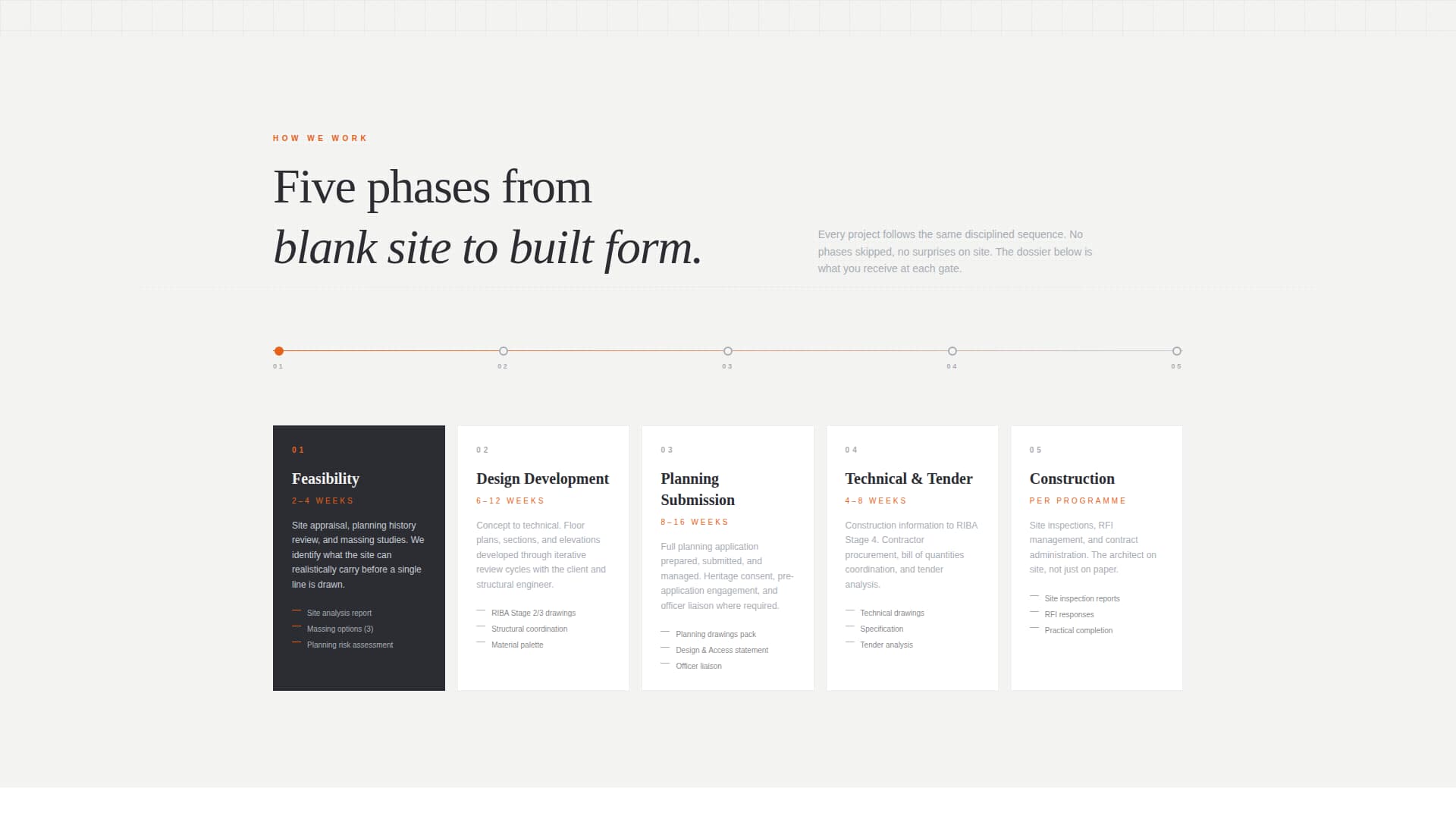 Architecture Firm Booking Website Template
