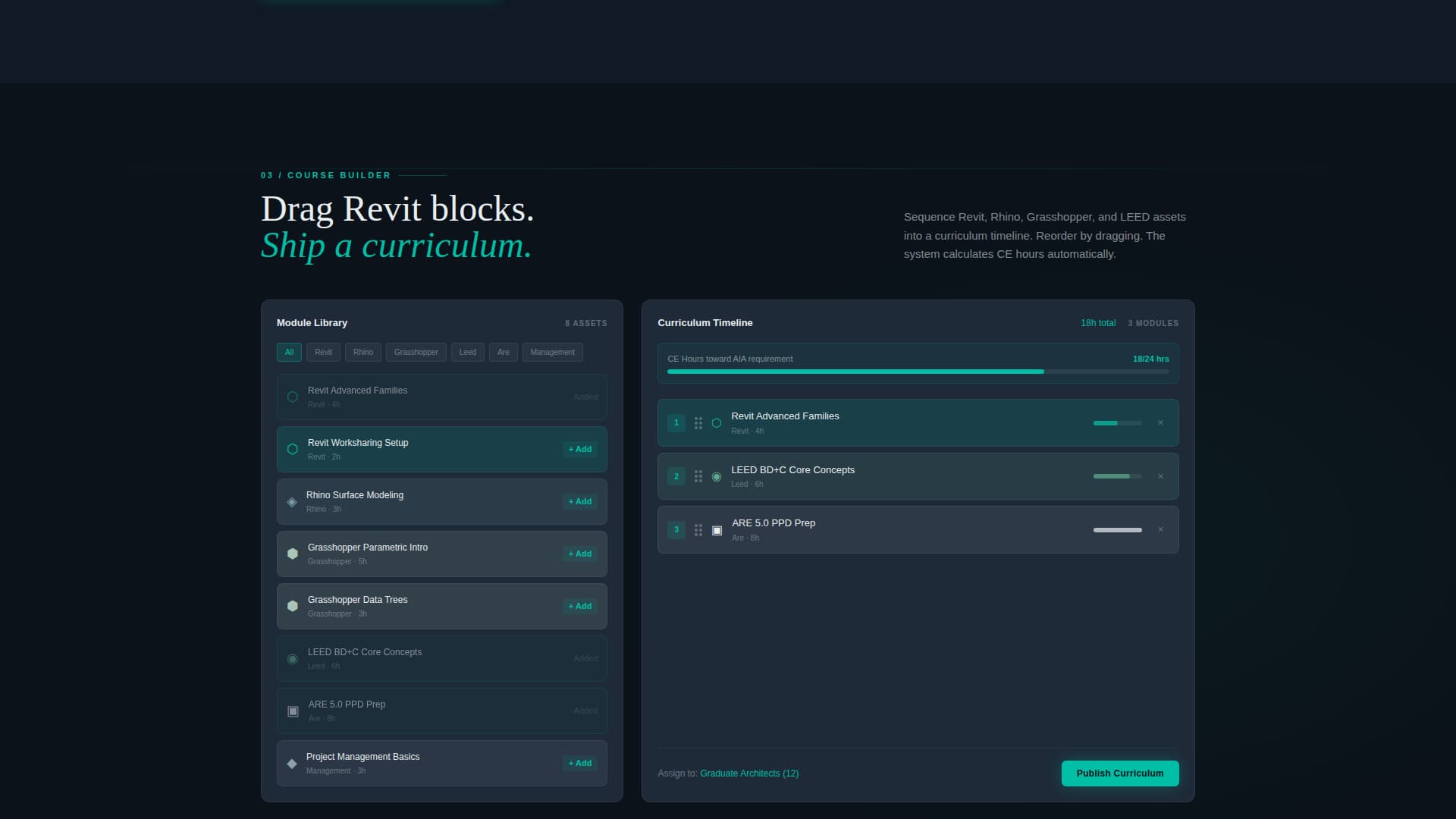 Syllabus - Powerful Architecture LMS Landing Page Template