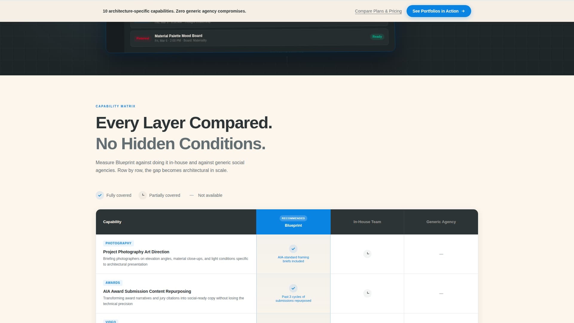 Blueprint - Powerful Architecture Landing Page Template
