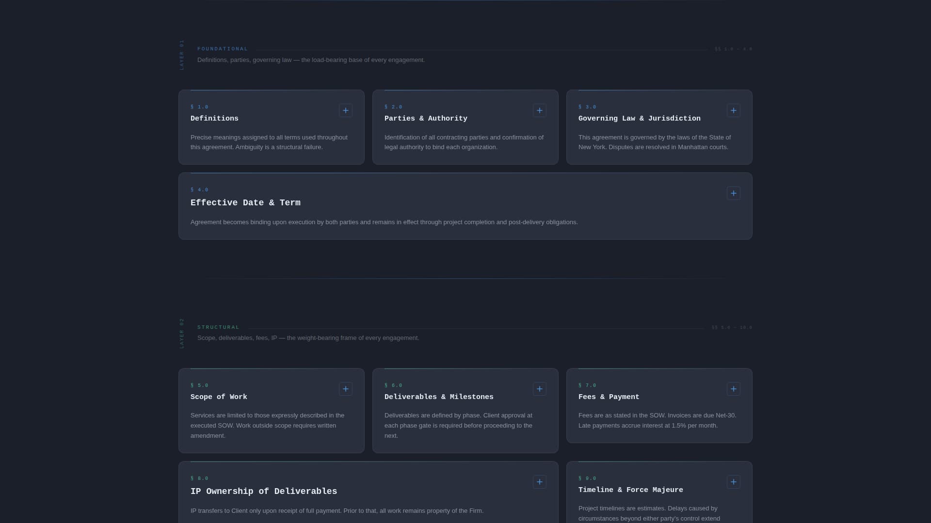 Clause - Authoritative Architecture Landing Page Template