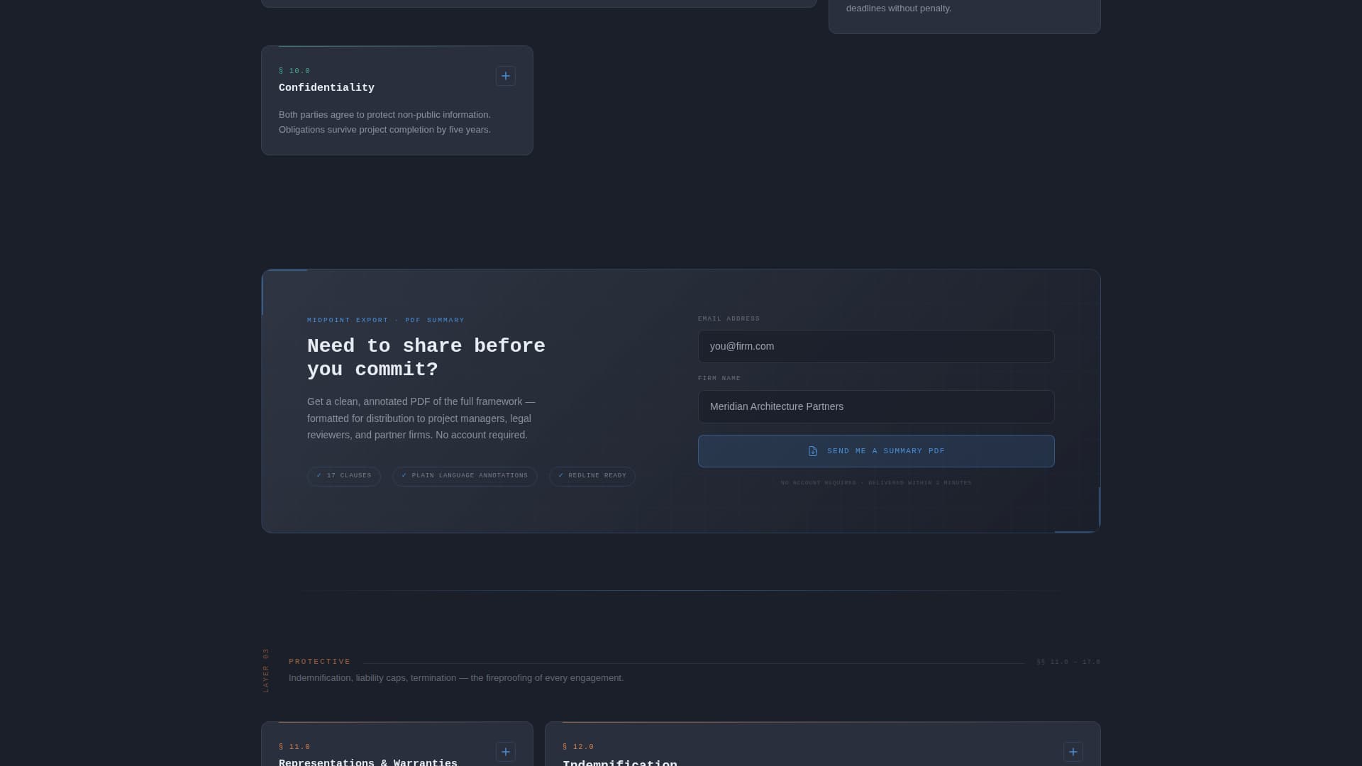 Clause - Authoritative Architecture Landing Page Template