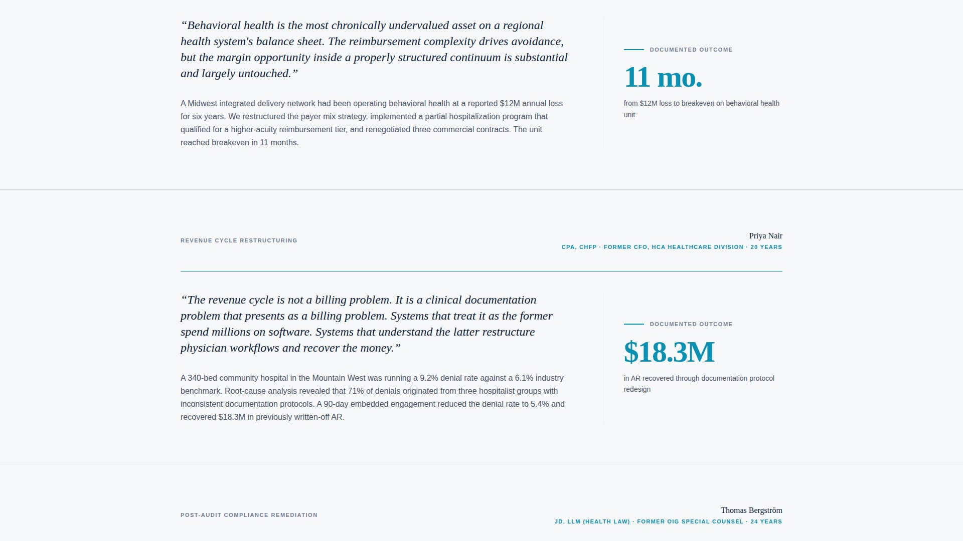 Consult - Authoritative Healthcare Landing Page Template