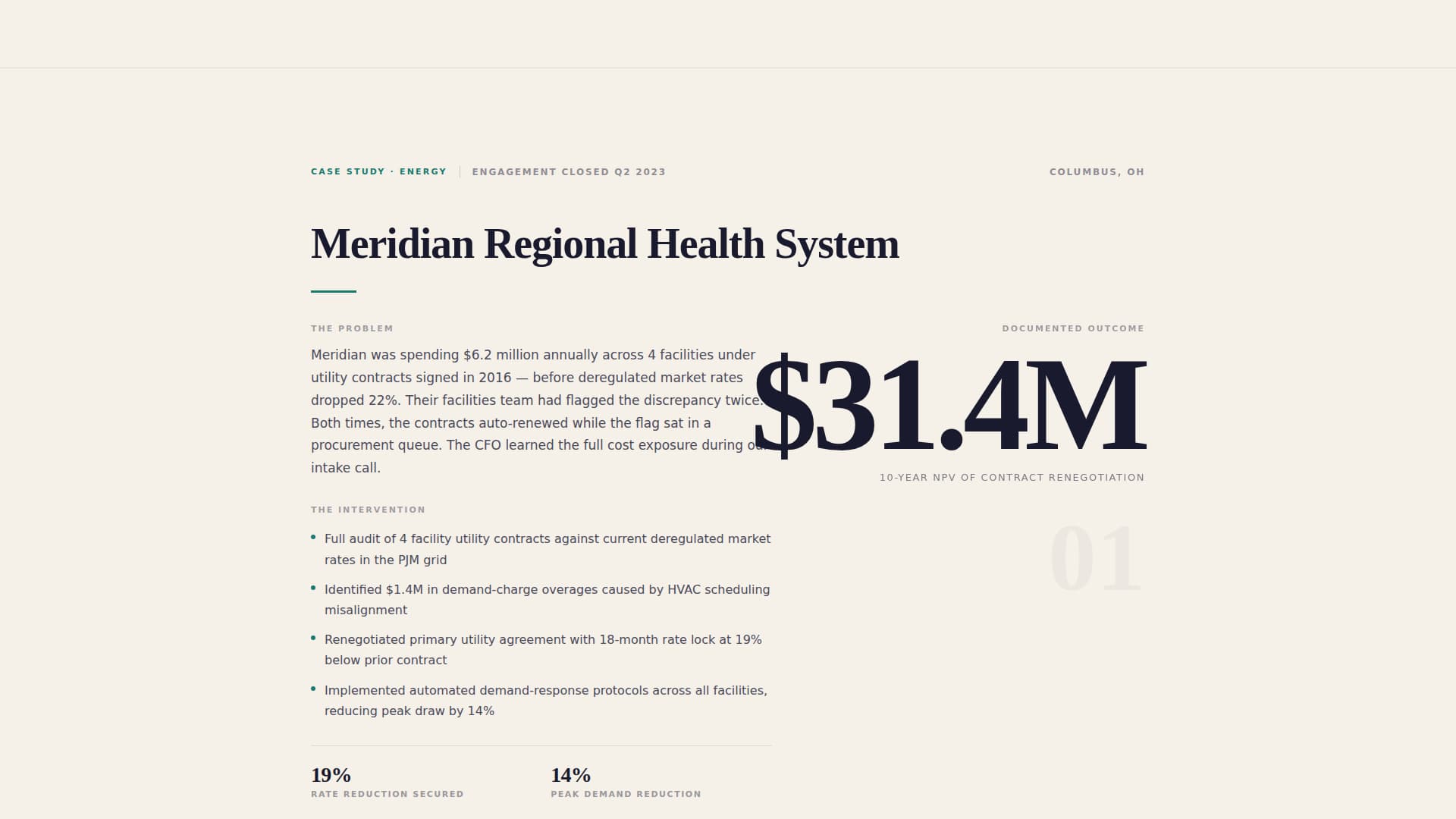 Compliance - Authoritative Healthcare Landing Page Template