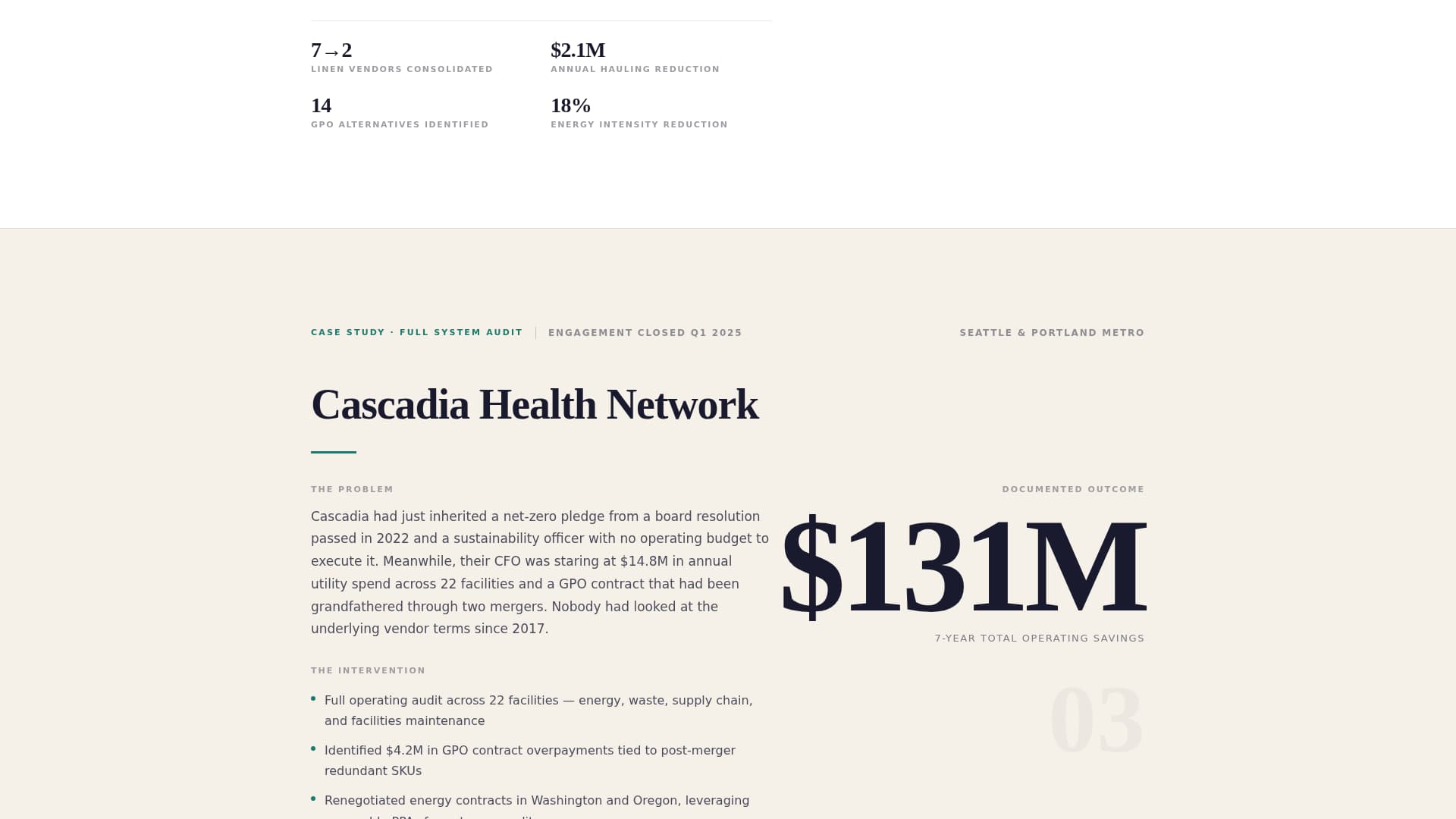 Compliance - Authoritative Healthcare Landing Page Template