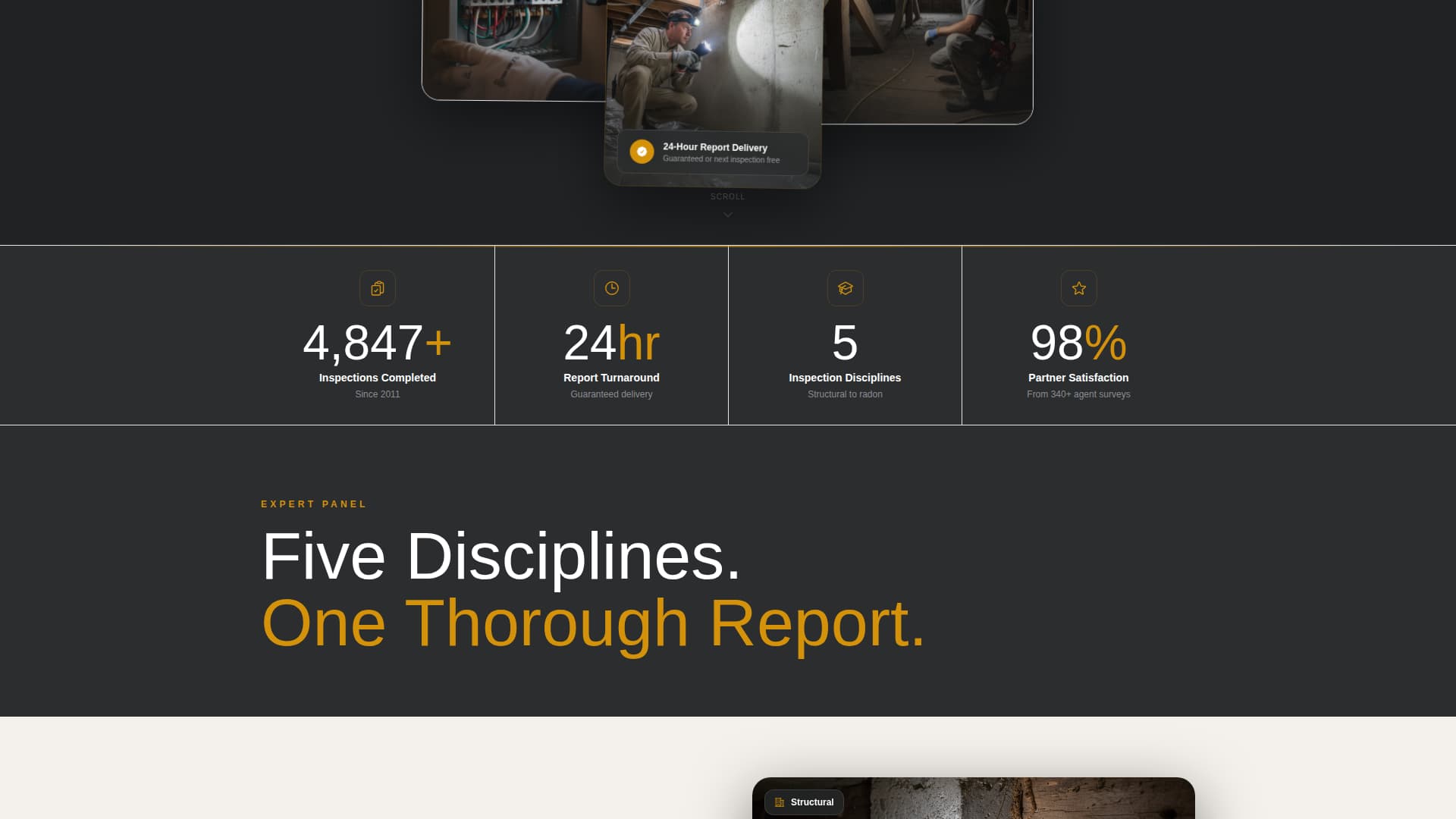 Inspectshield - Authoritative Homeinspector Landing Page Template