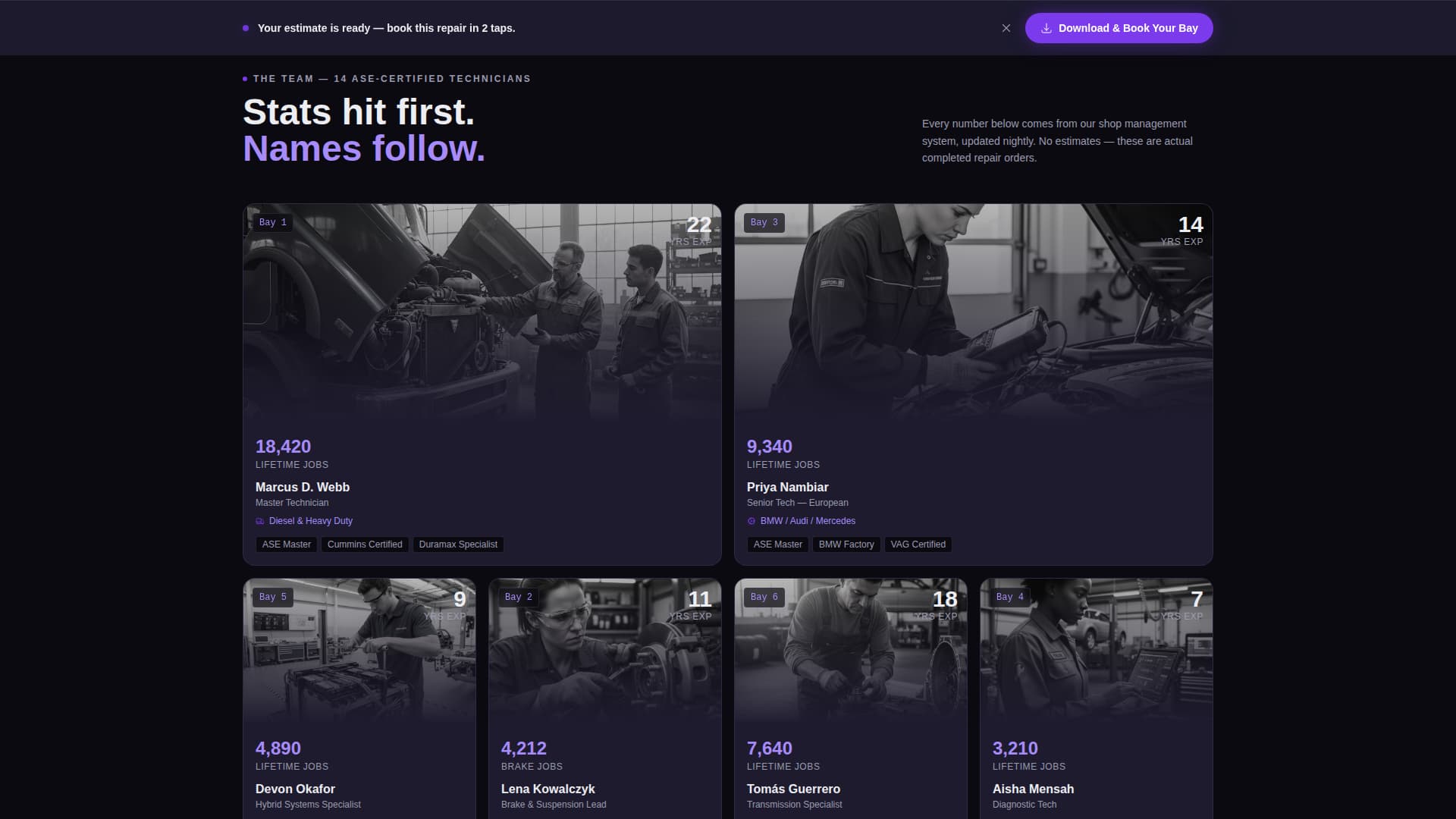 Wrench - Powerful Autorepair Landing Page Template