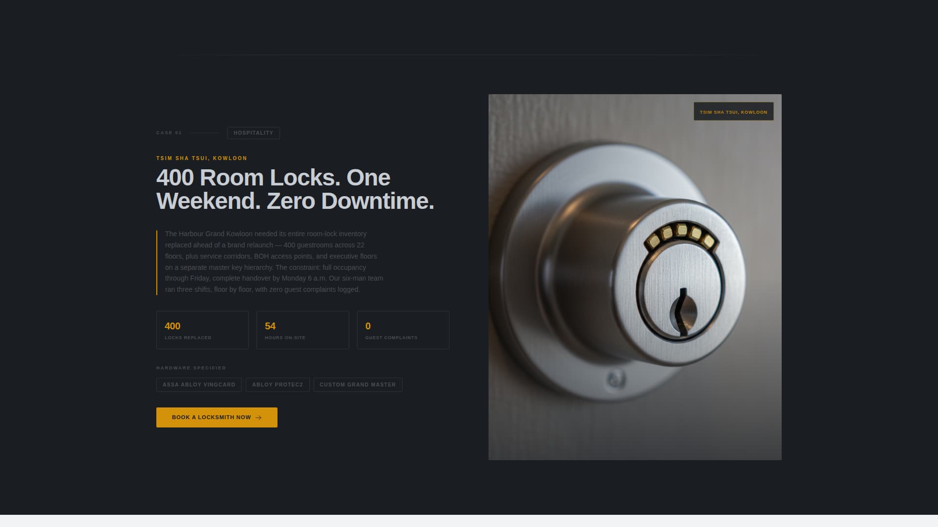 Keyway - Precision Locksmith Landing Page Template