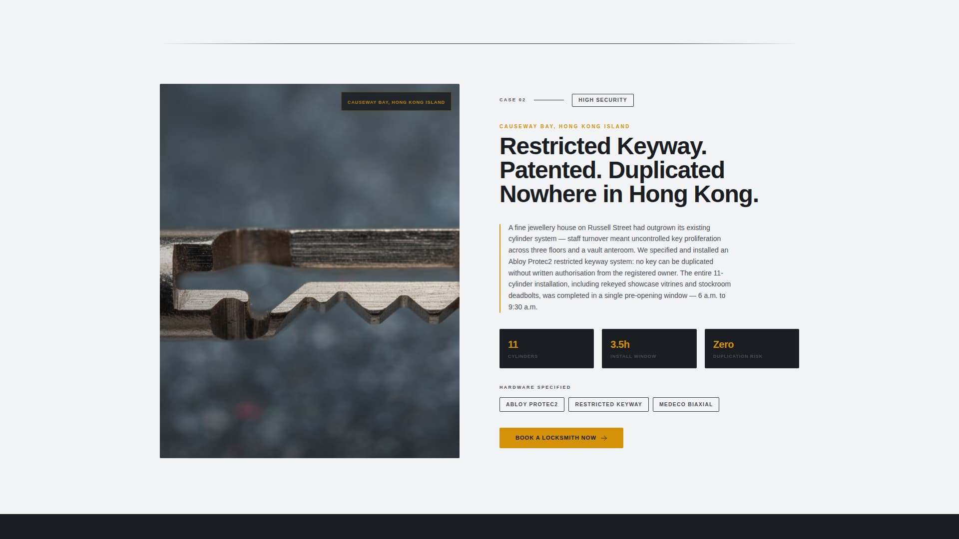 Keyway - Precision Locksmith Landing Page Template