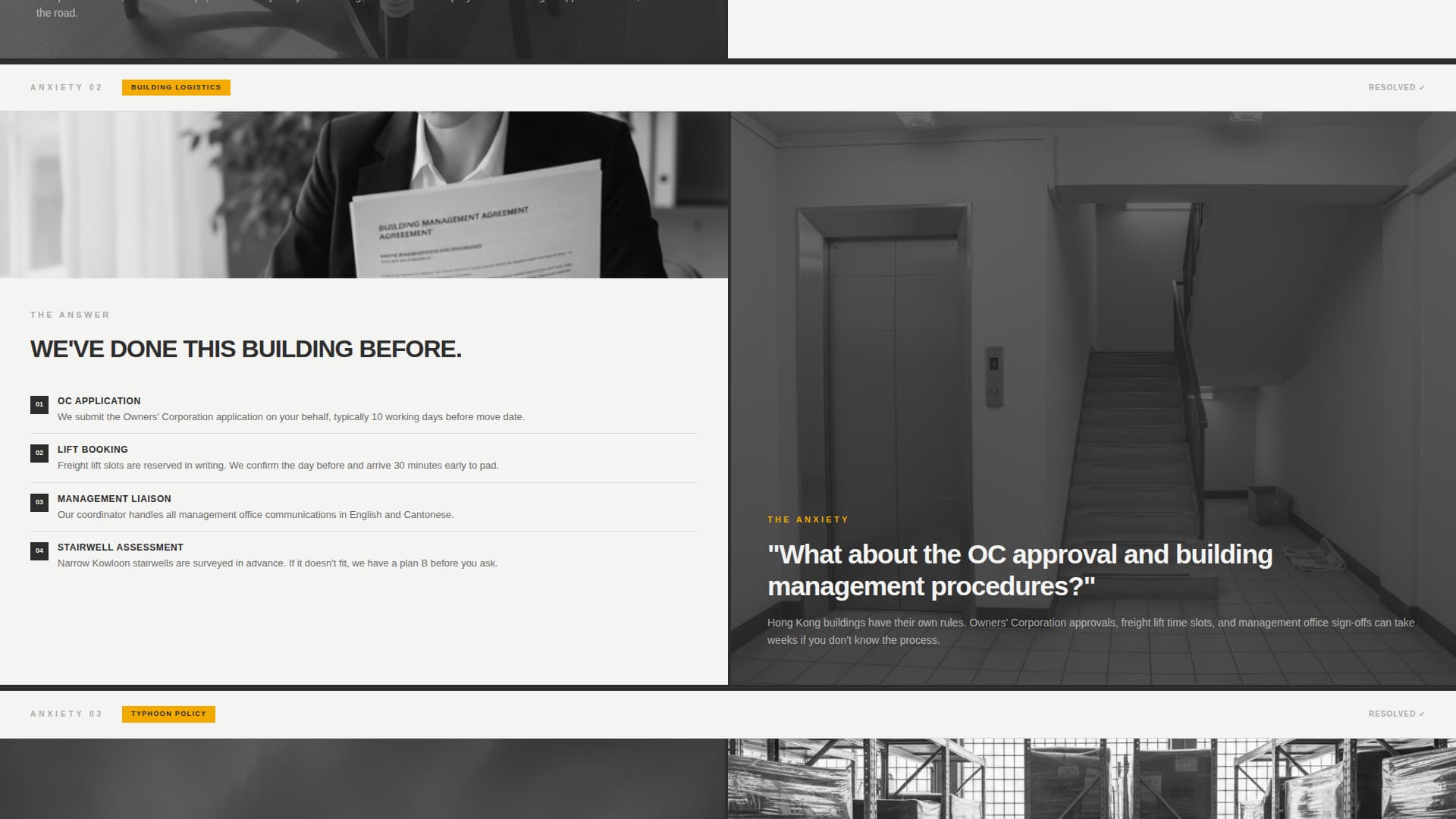 Shift — Professional Commercial Movers Landing Page Template