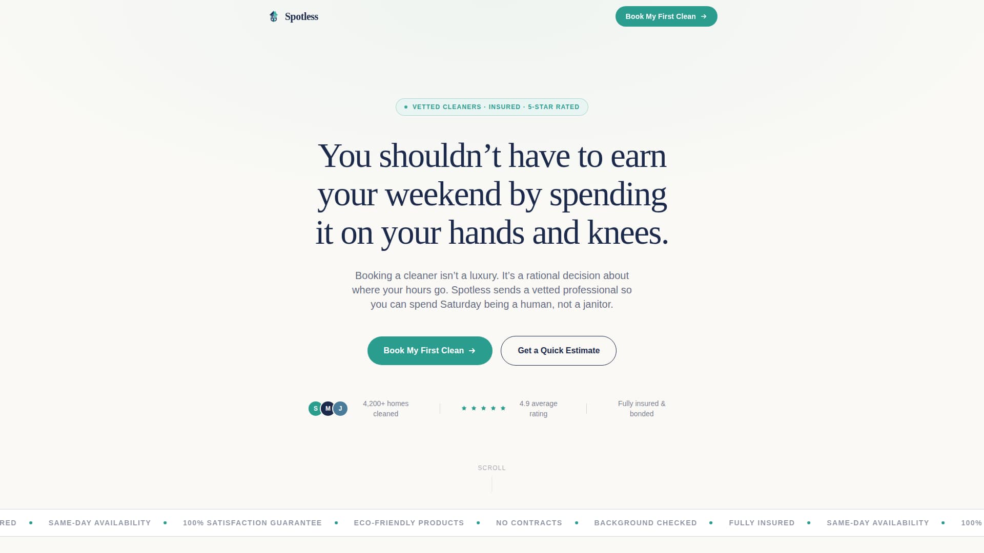 Housekeeper - Premium & Landing Page Template
