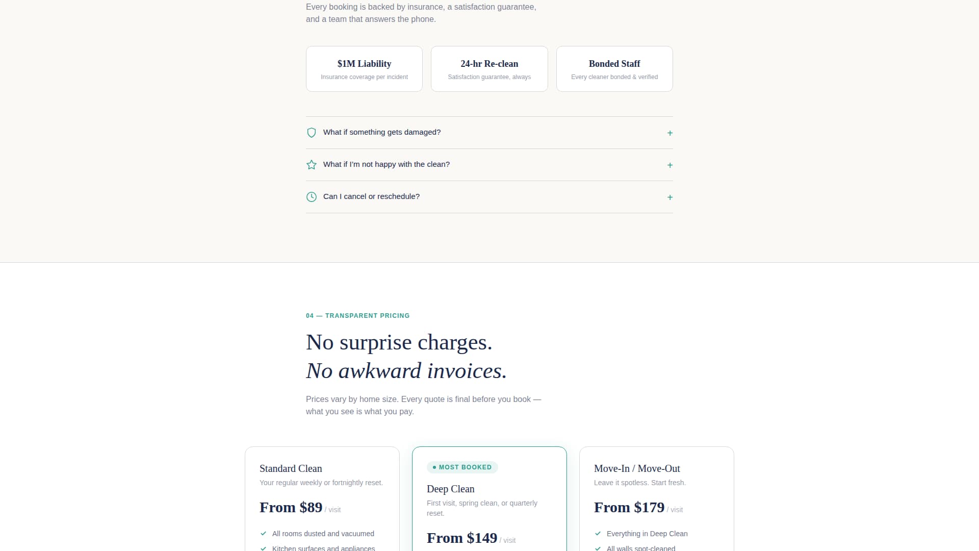 Housekeeper - Premium & Landing Page Template