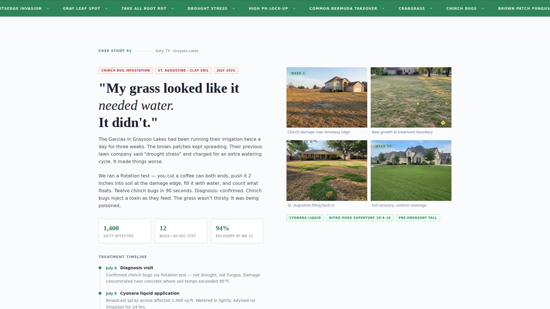 Bermuda - Authoritative Lawncare Landing Page Template