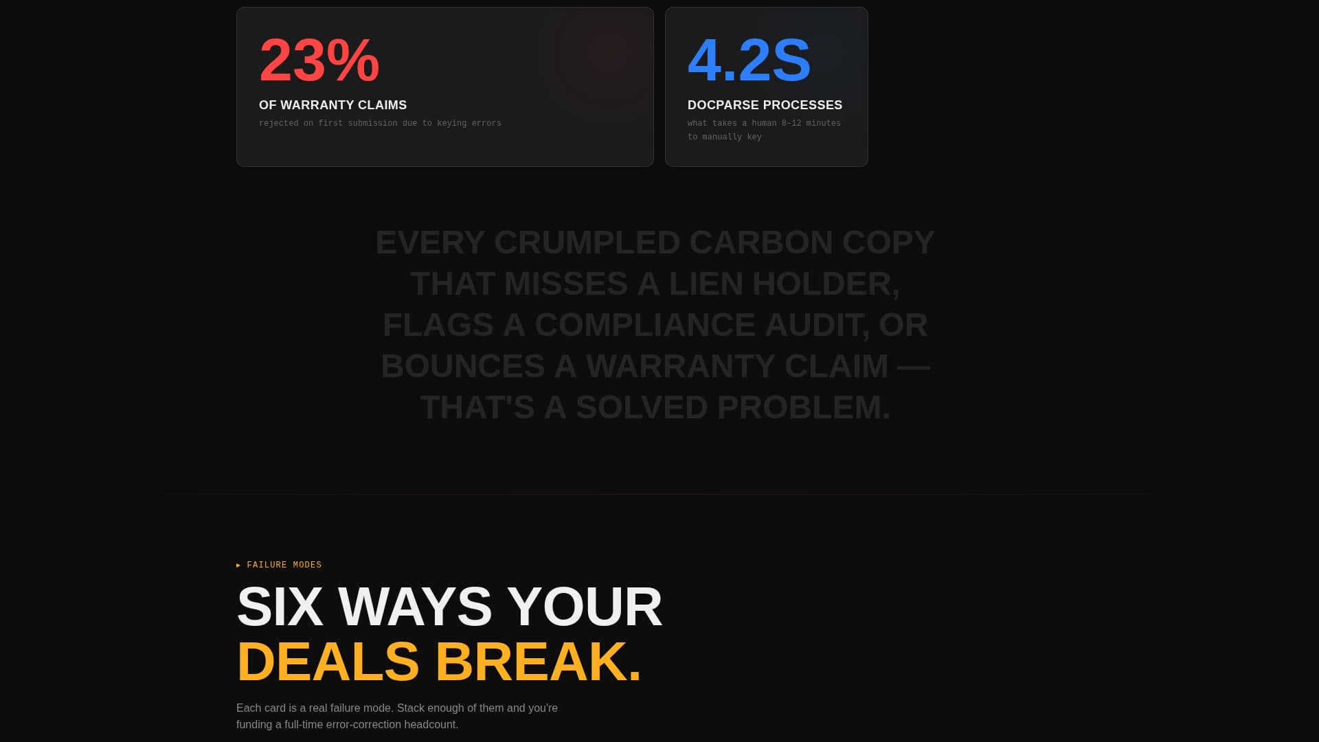 Docparse - Powerful Automotive AI Landing Page Template