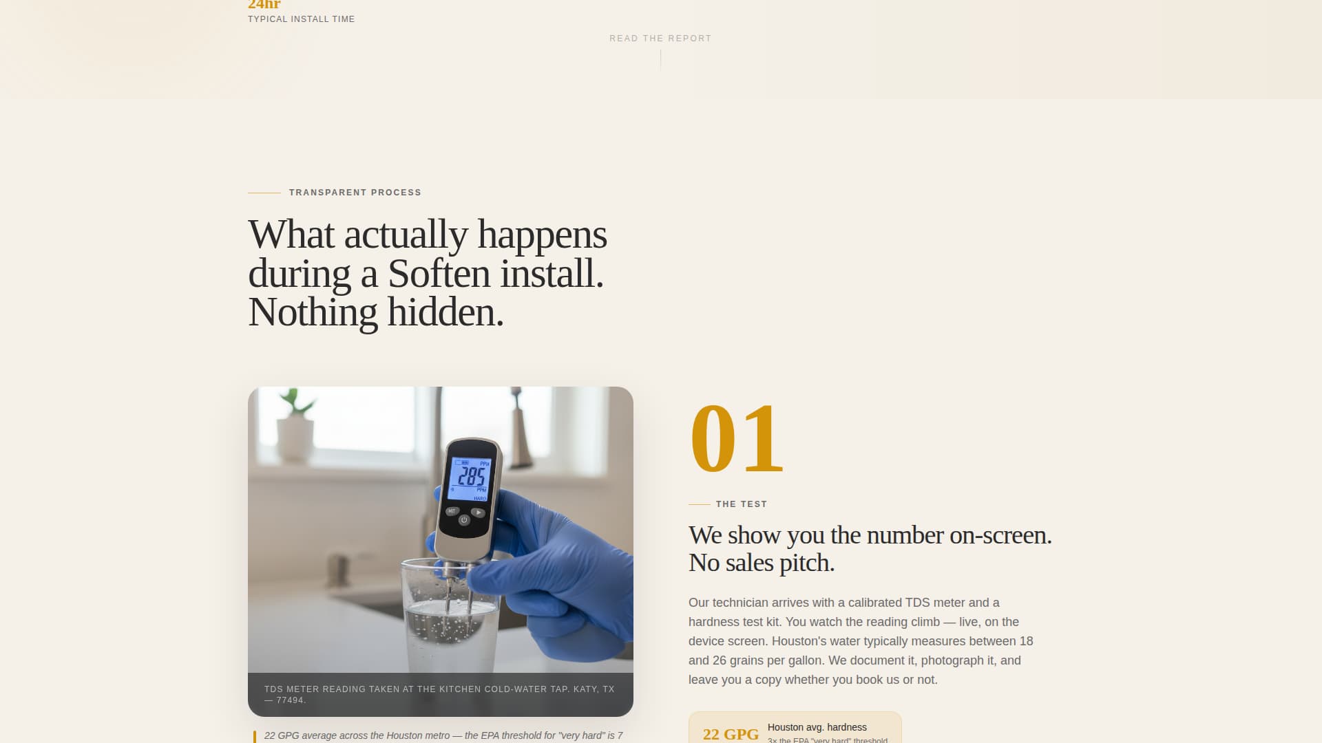 Soften - Editorial Watersoftener Landing Page Template