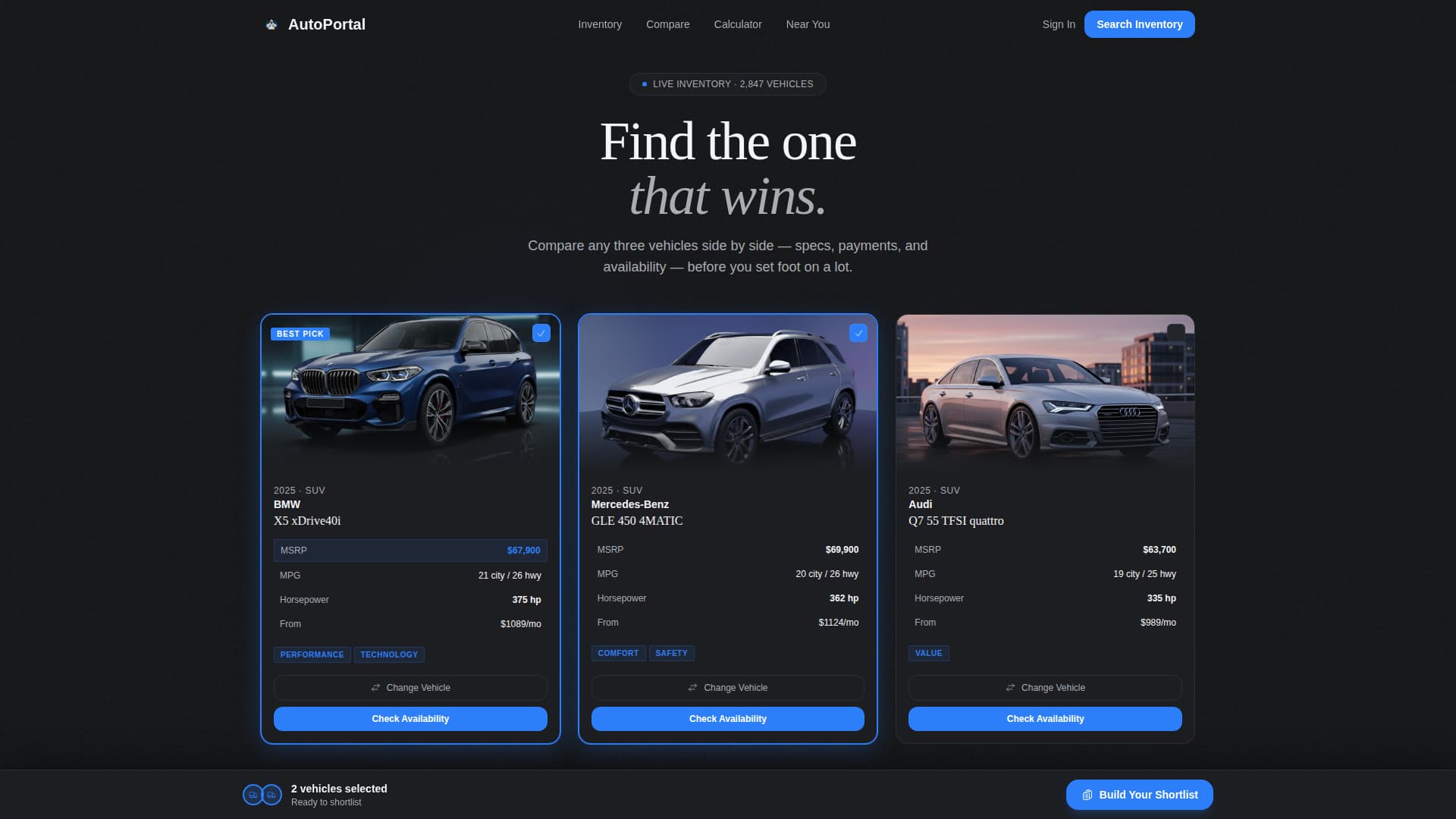 Portal - Powerful Automotive Portal Landing Page Template