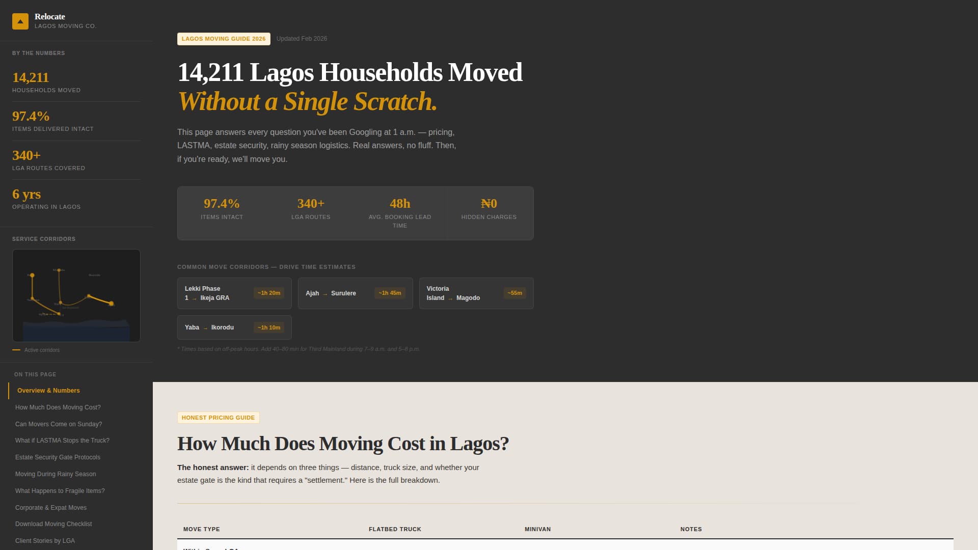 Relocate - Trusted Moving Landing Page Template