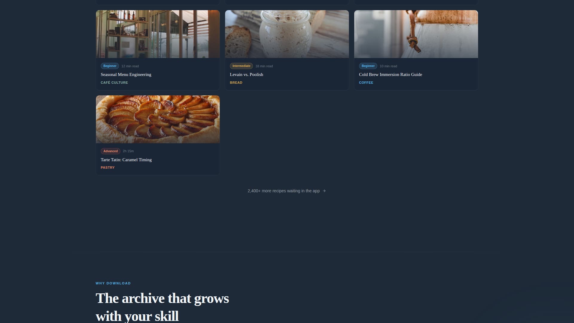 Proof - Modular Bakery Landing Page Template