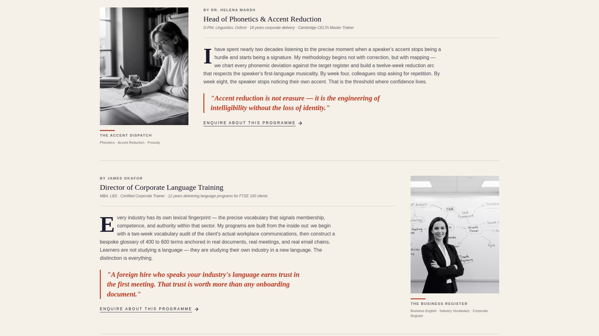 Language School Marketing Directory Website Template