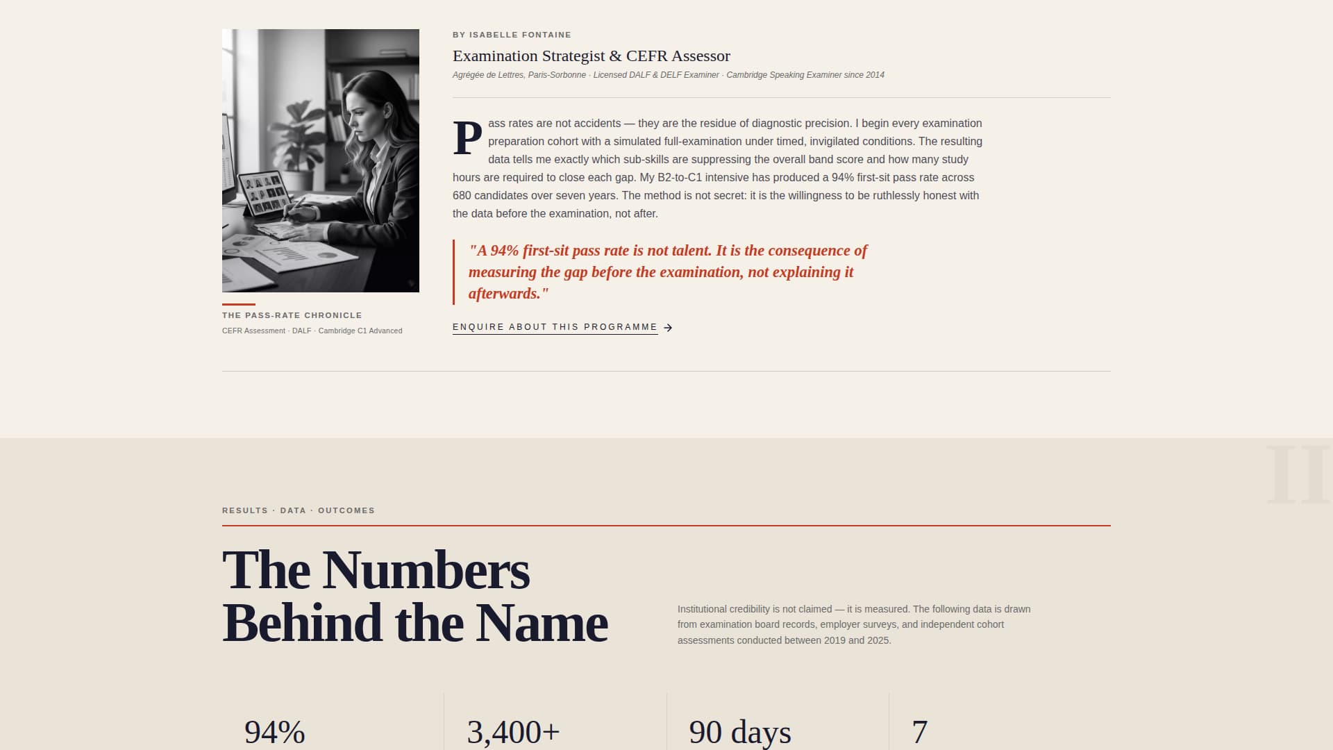 Language School Marketing Directory Website Template