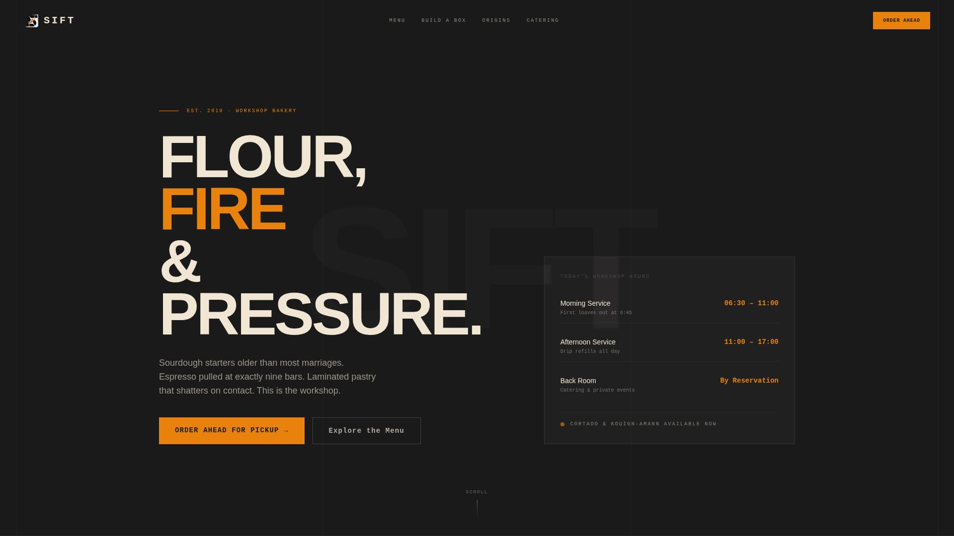 Bakery & Café Professional Website Template