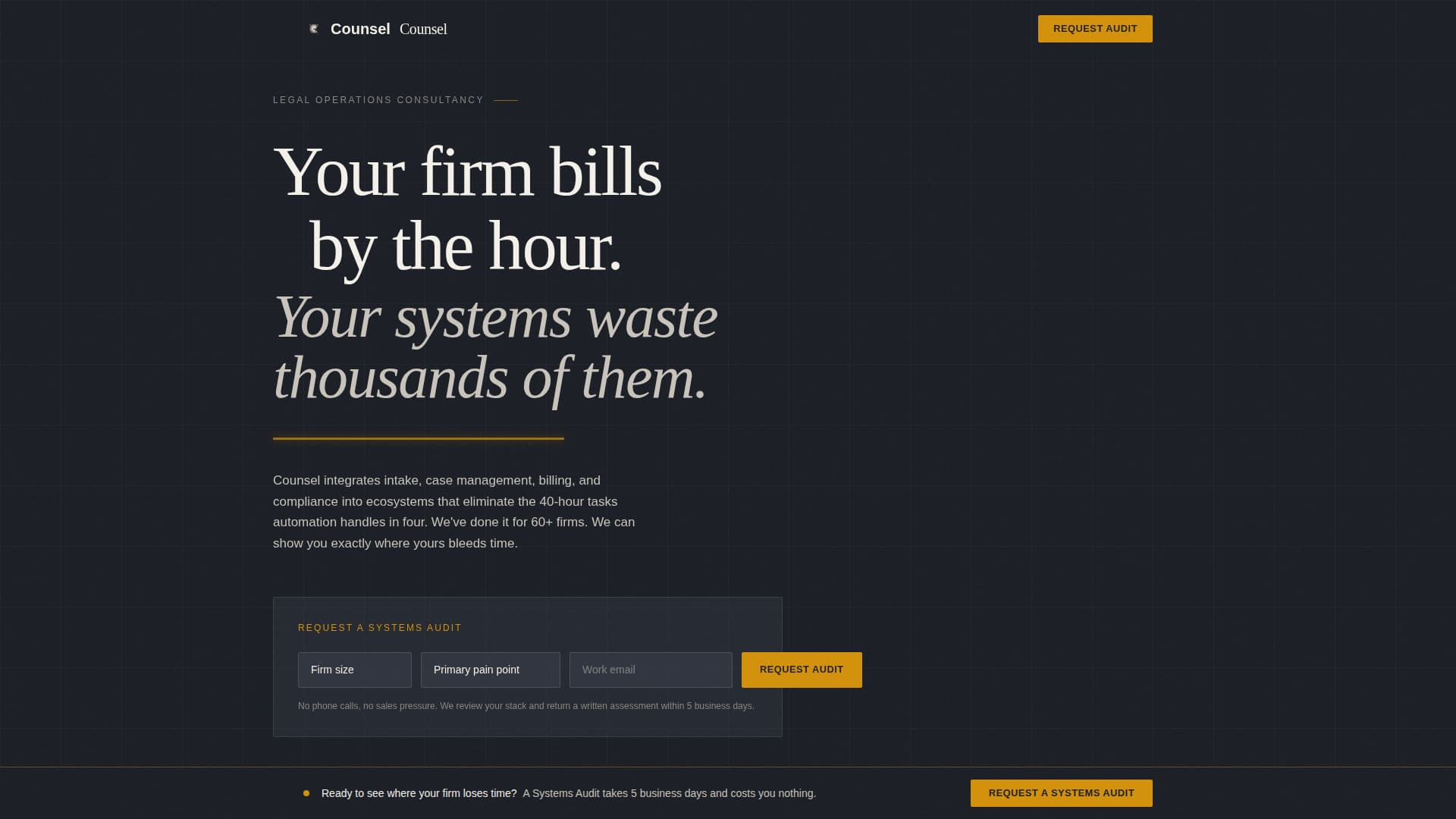 Legal Consulting Reviews Website Template