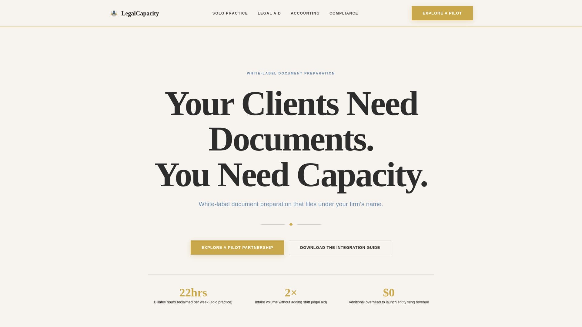 Notary & Legal Support Portfolio Website Template