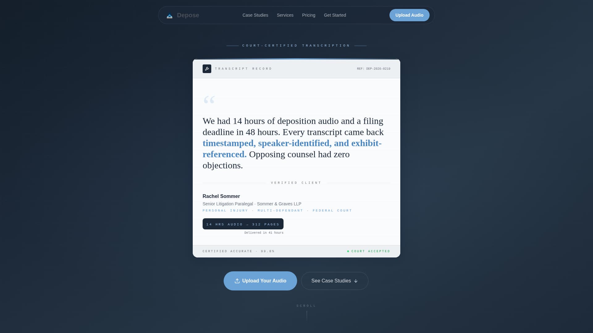 Notary & Legal Support Reviews Website Template