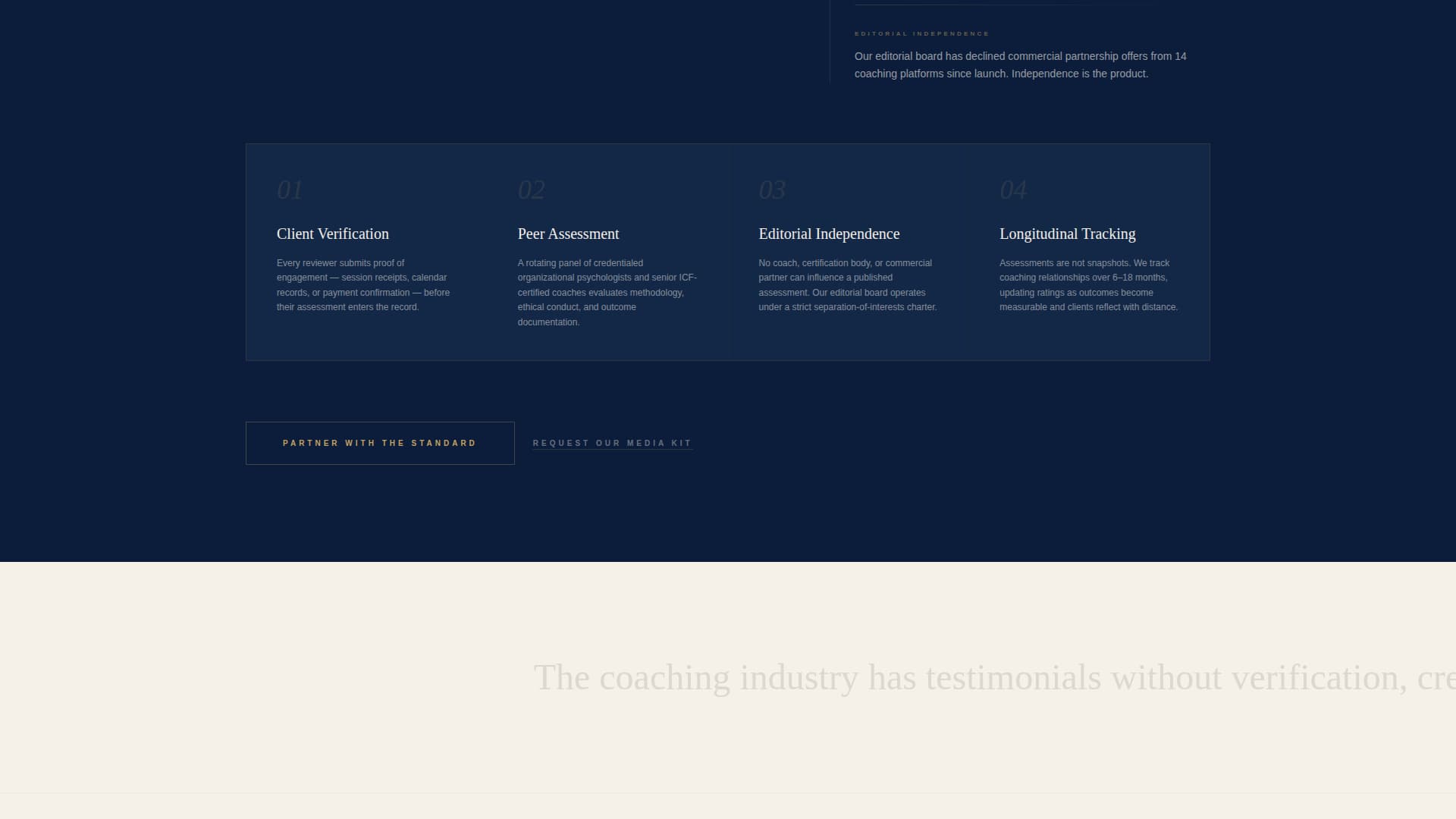 Attest - Authoritative Coaching Landing Page Template