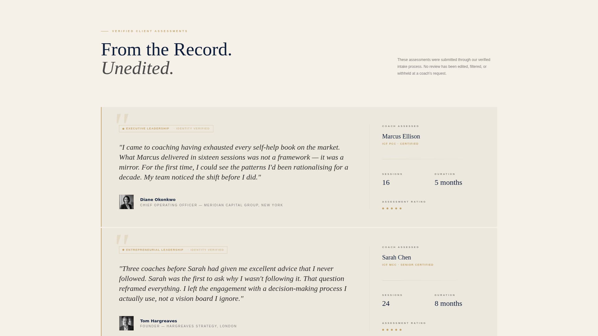 Attest - Authoritative Coaching Landing Page Template