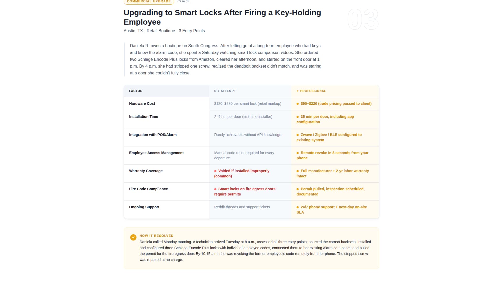 Locksmith Portfolio Website Template