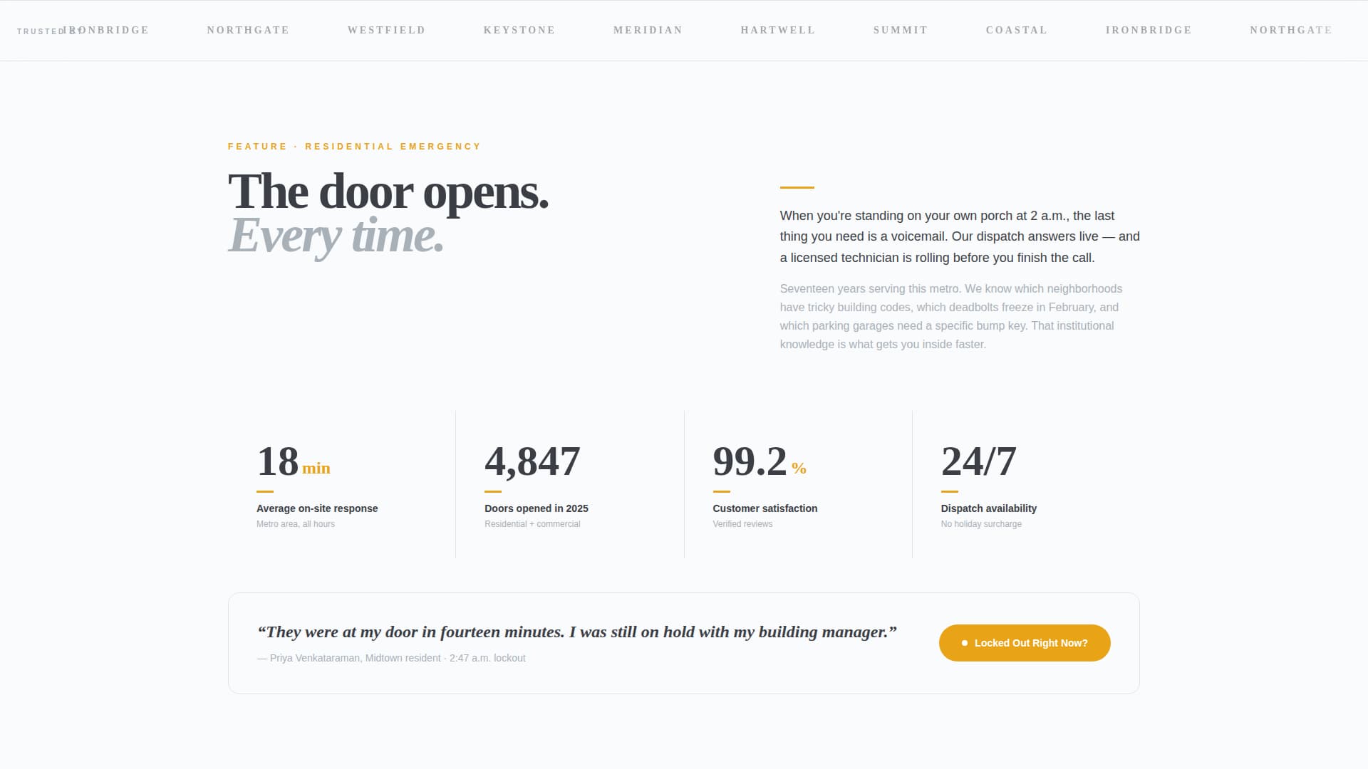 Clear — Dependable Snow Removal Landing Page Template