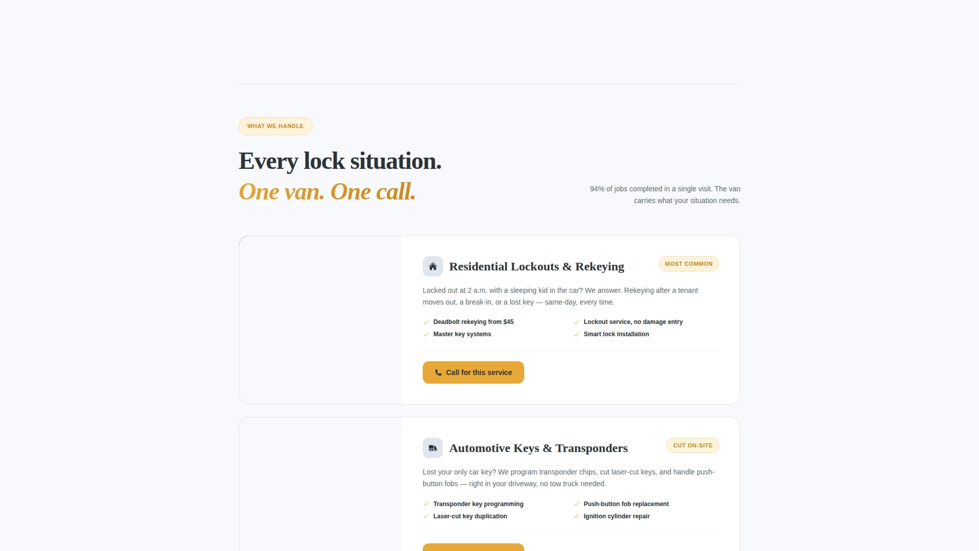 Locksmith Marketing Reviews Website Template
