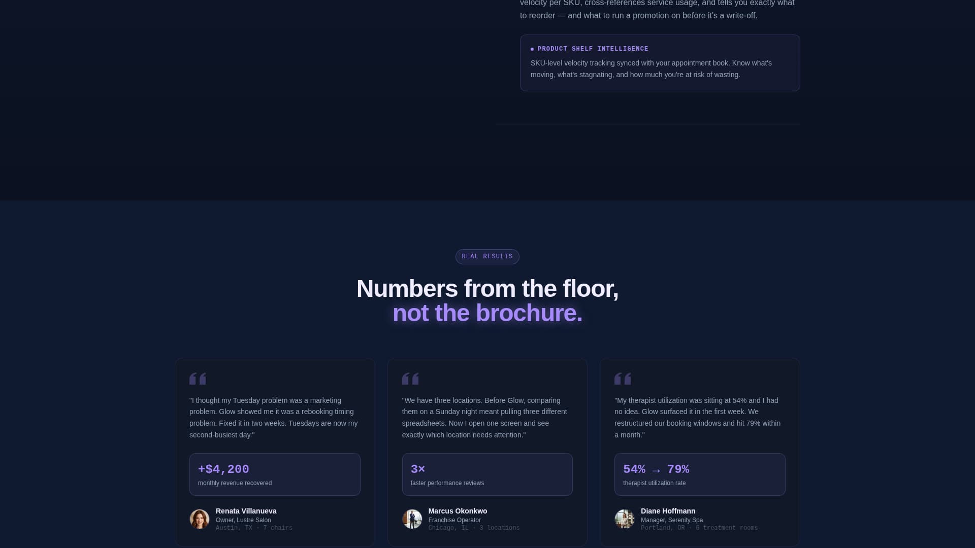 Radiance — Elegant Salon Landing Page Template