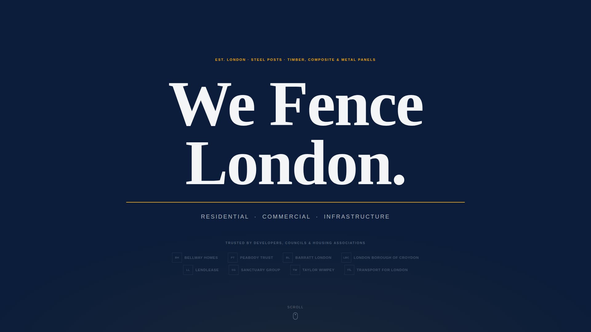 Boundary - Precision Fencing Landing Page Template