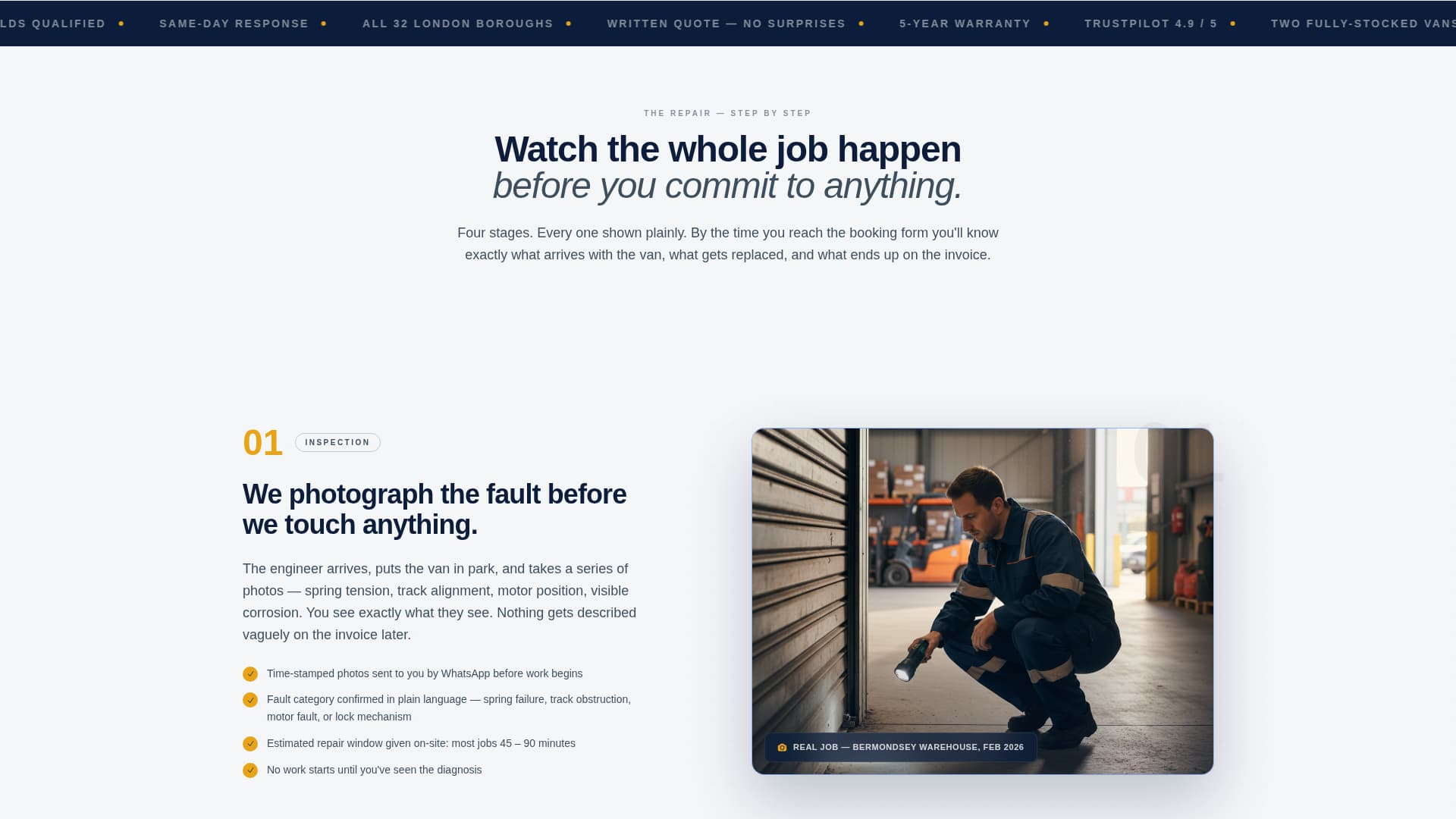Shutter - Trusted Garagedoor Landing Page Template
