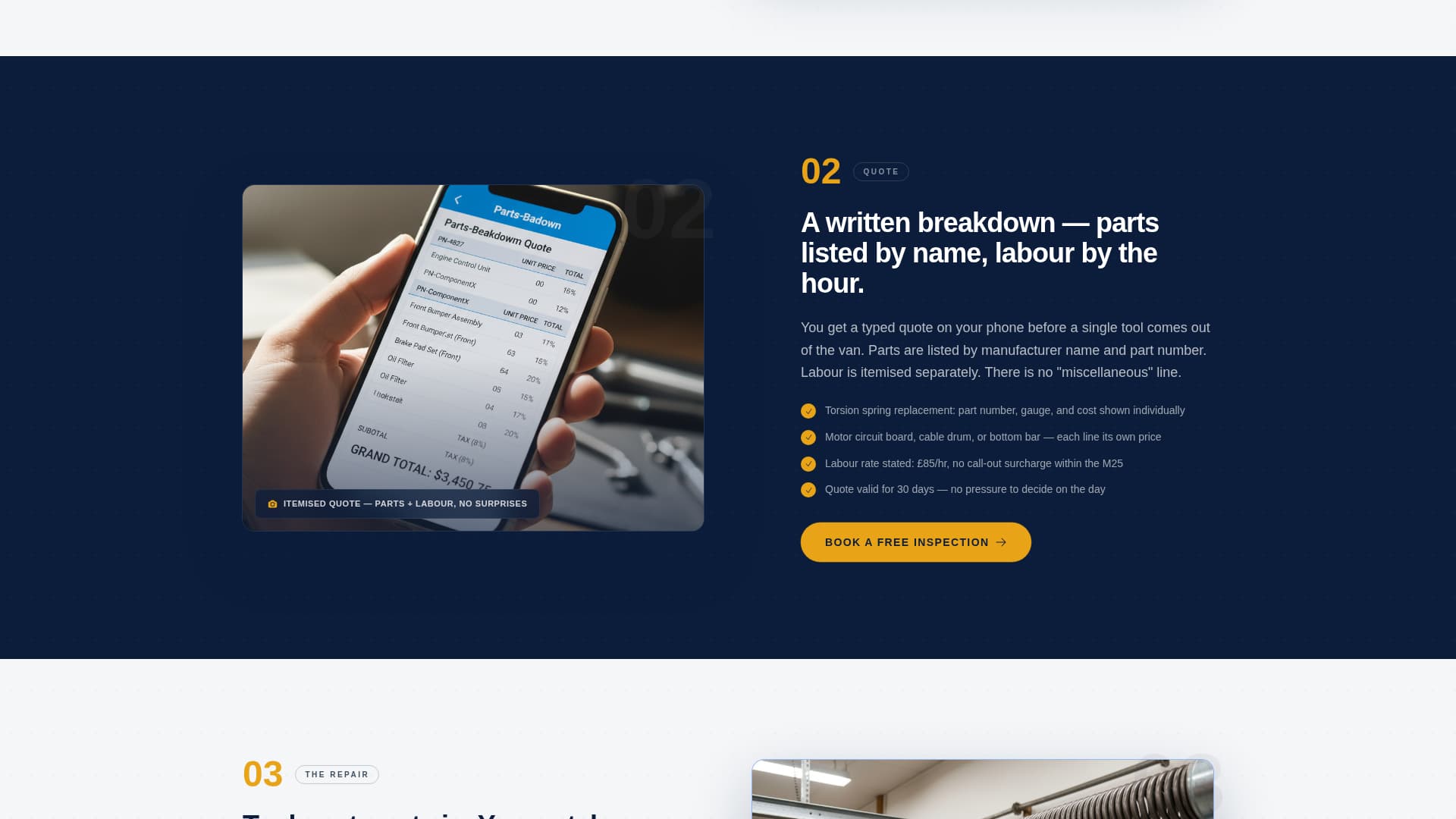 Shutter - Trusted Garagedoor Landing Page Template