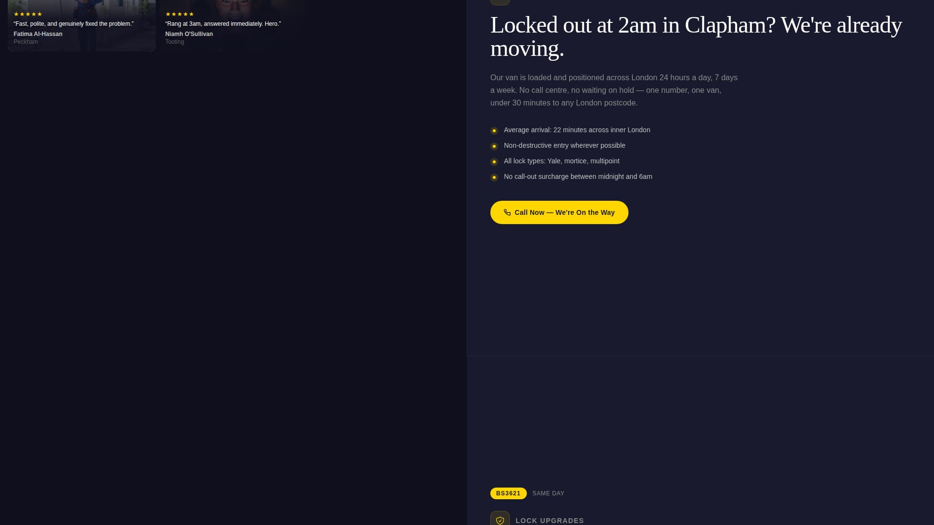 Turnkey - Rapid Locksmith Landing Page Template
