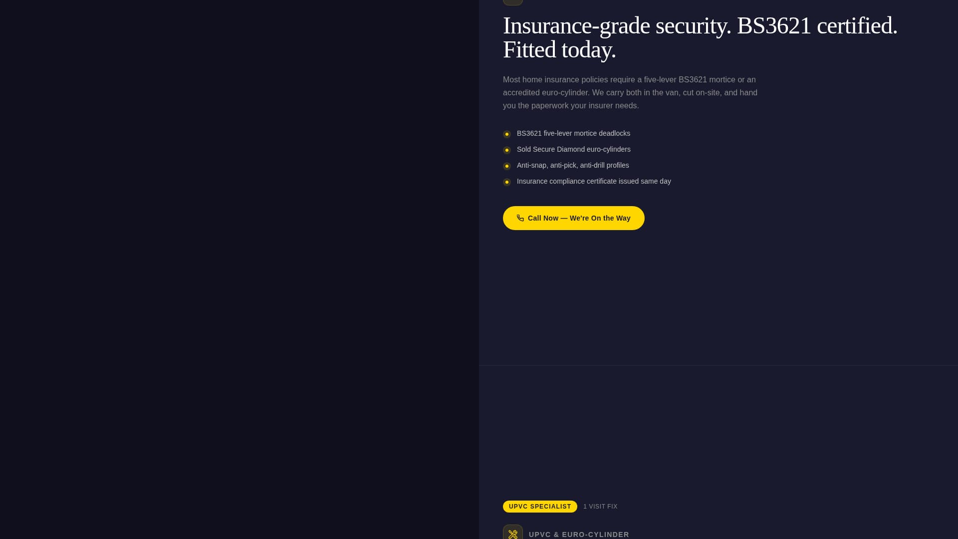Turnkey - Rapid Locksmith Landing Page Template