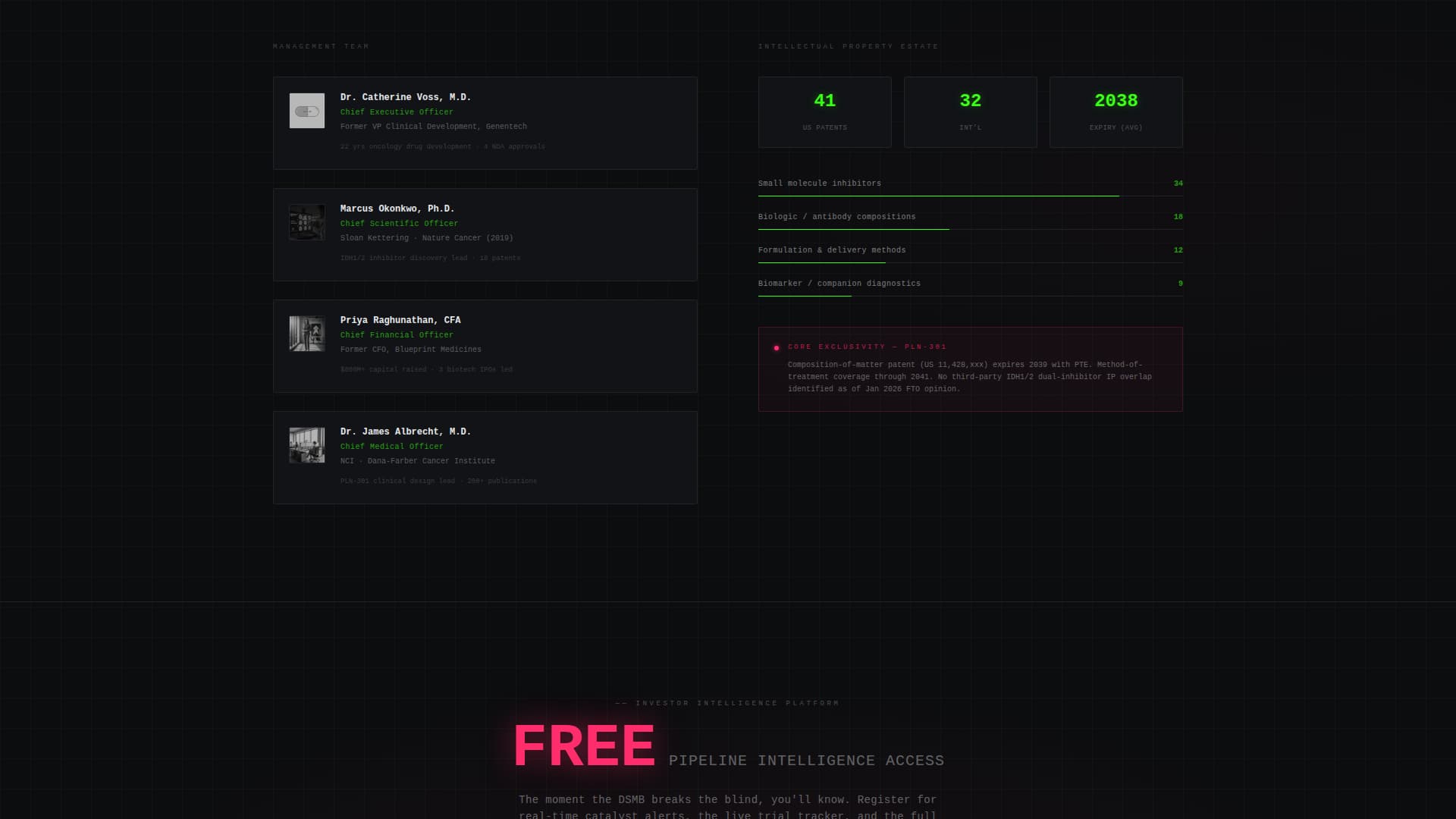 Pipeline - Powerful Biotech Landing Page Template