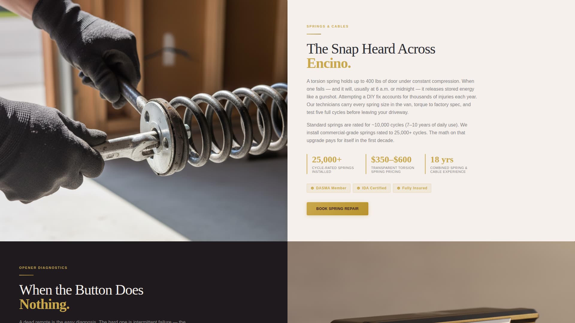Gate - Premium Garagedoor Landing Page Template