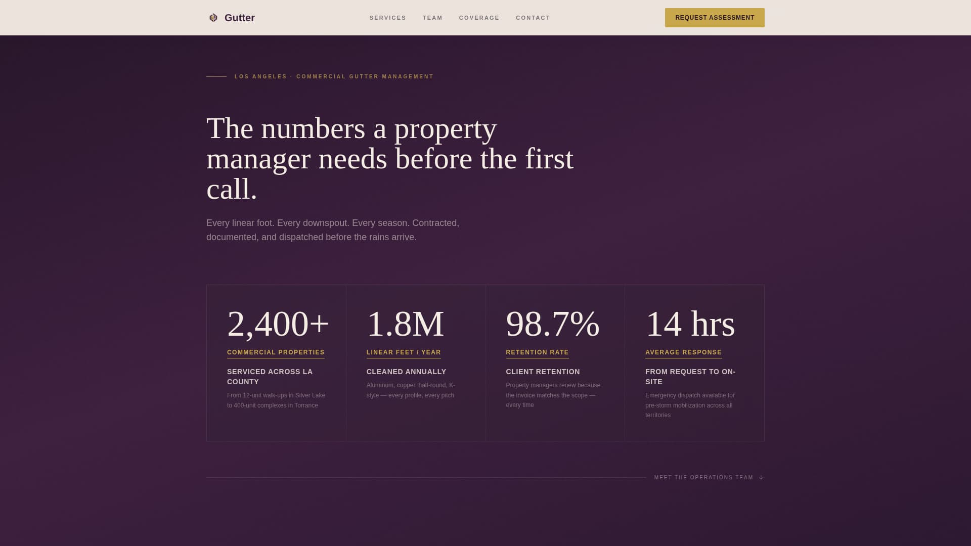 Clearline - Authoritative Gutter Landing Page Template