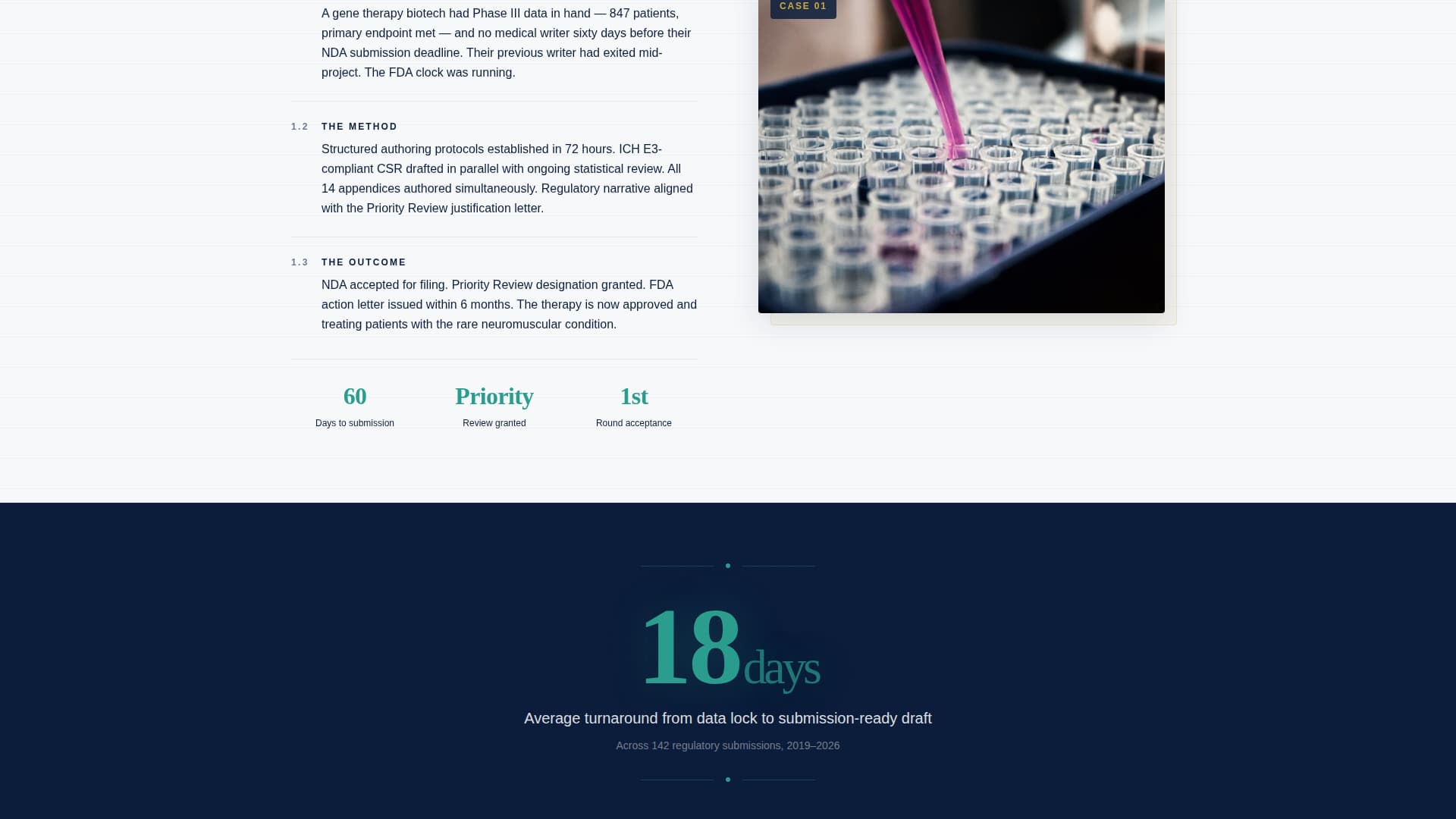 Medical Writer Professional Website Template