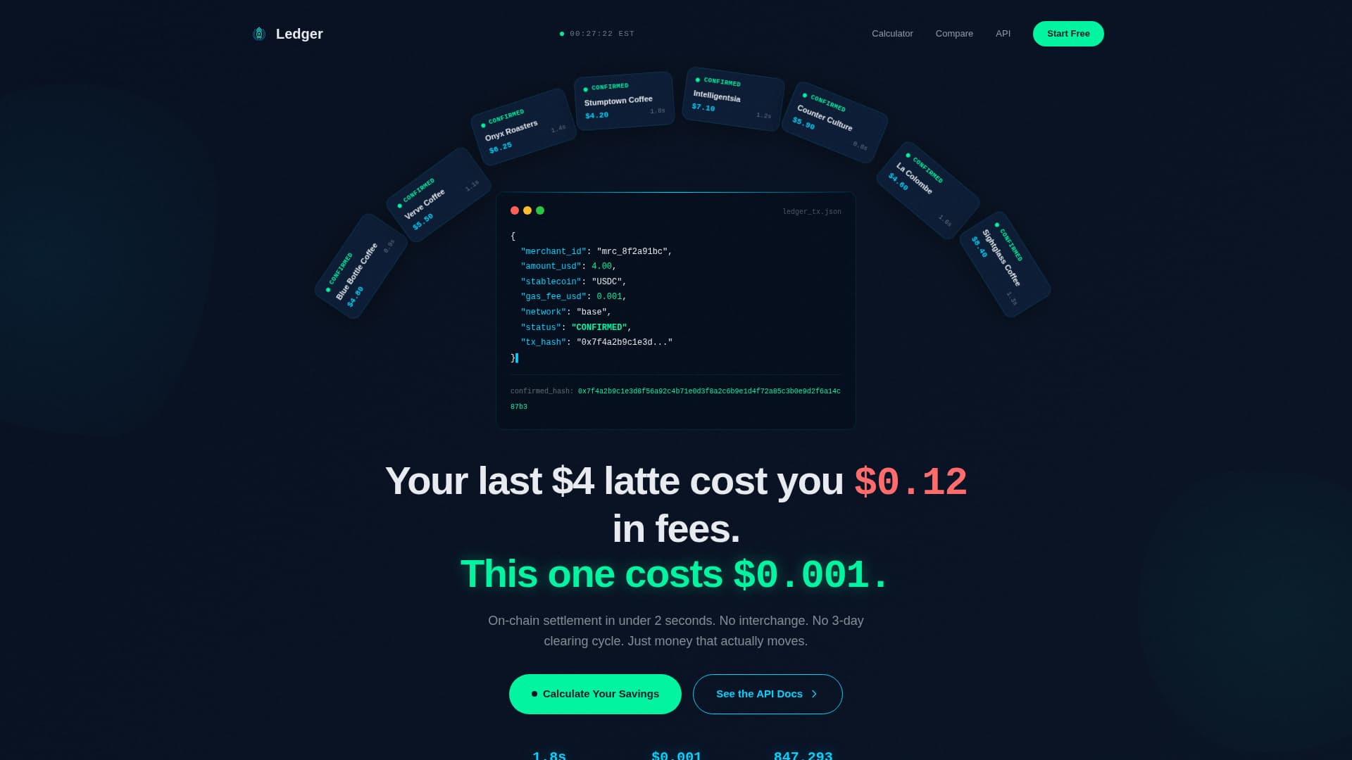 Blockchain-Based Enterprise Software Specialist Cost Calculator Website Template