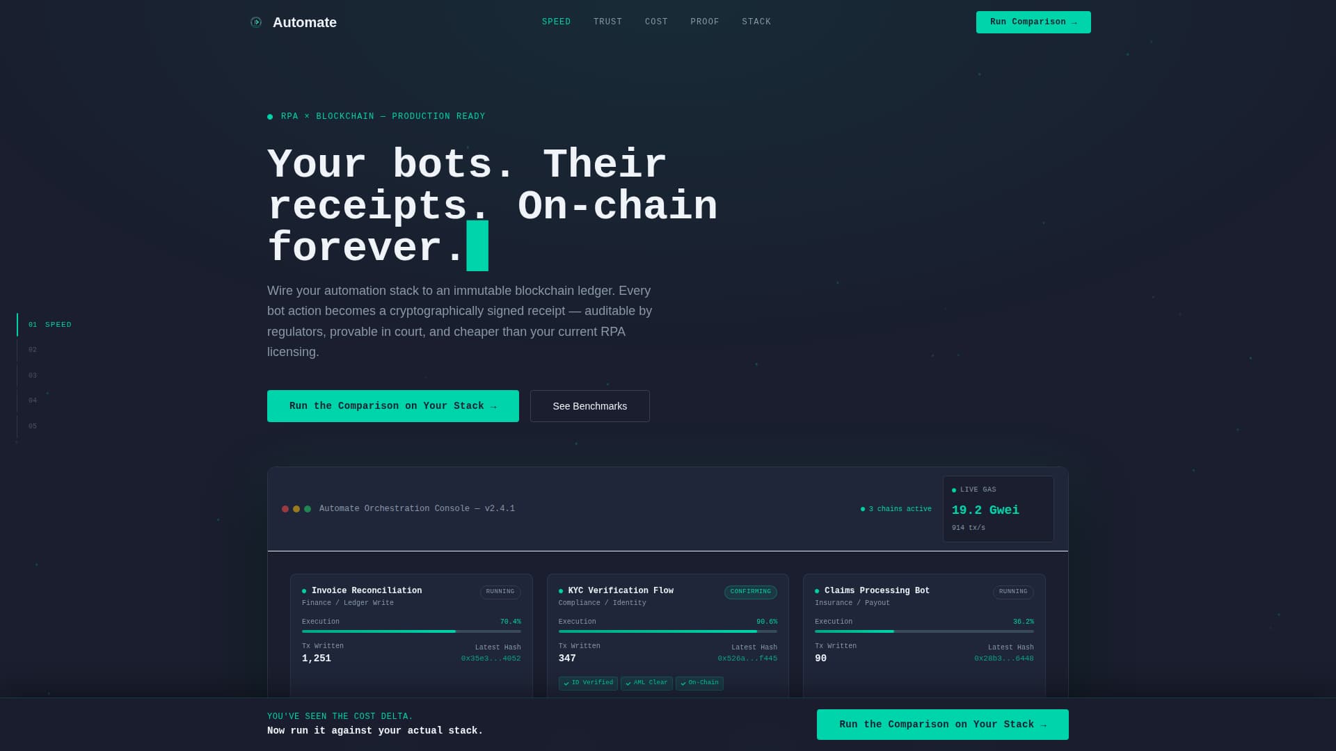 Blockchain-Based Enterprise Software Professional Website Template