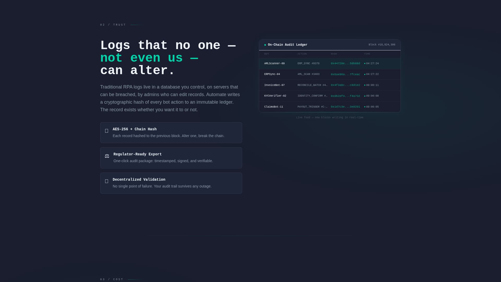 Blockchain-Based Enterprise Software Professional Website Template